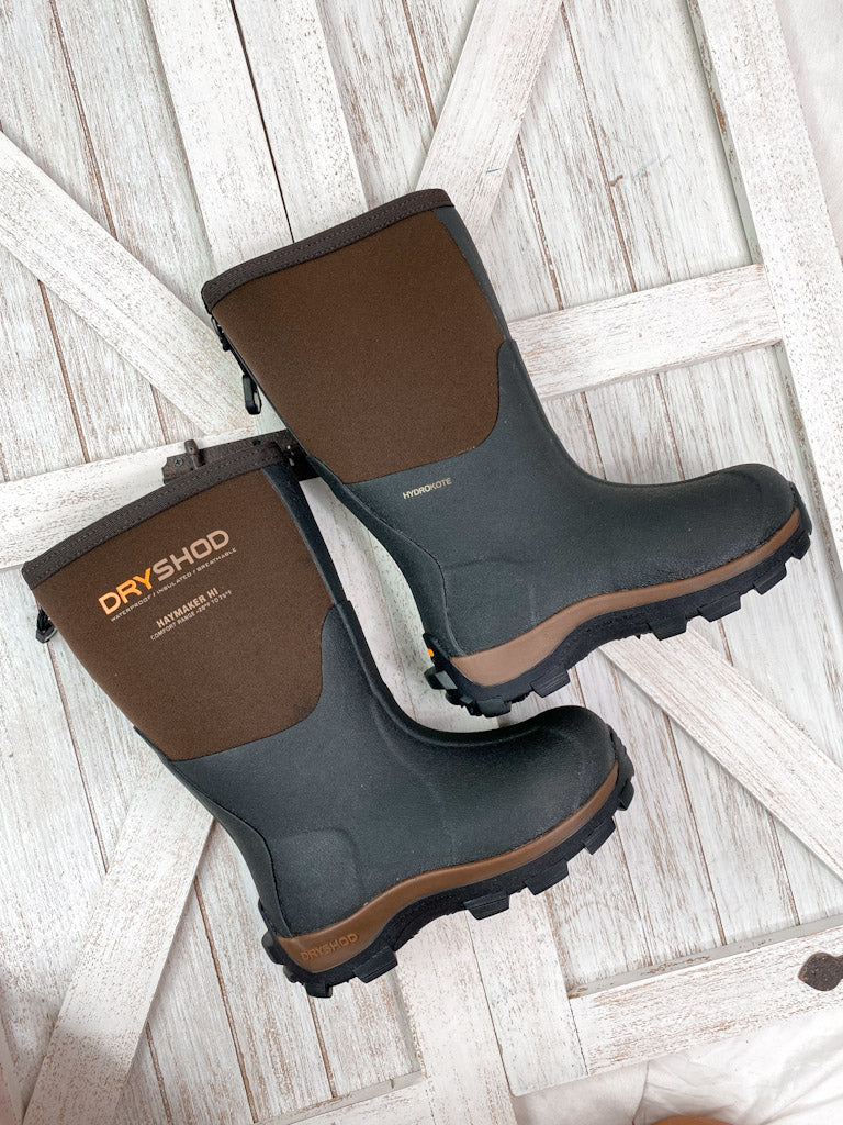 YOUTH HAYMAKER HI BROWN/ORANGE BOOTS - Image 4