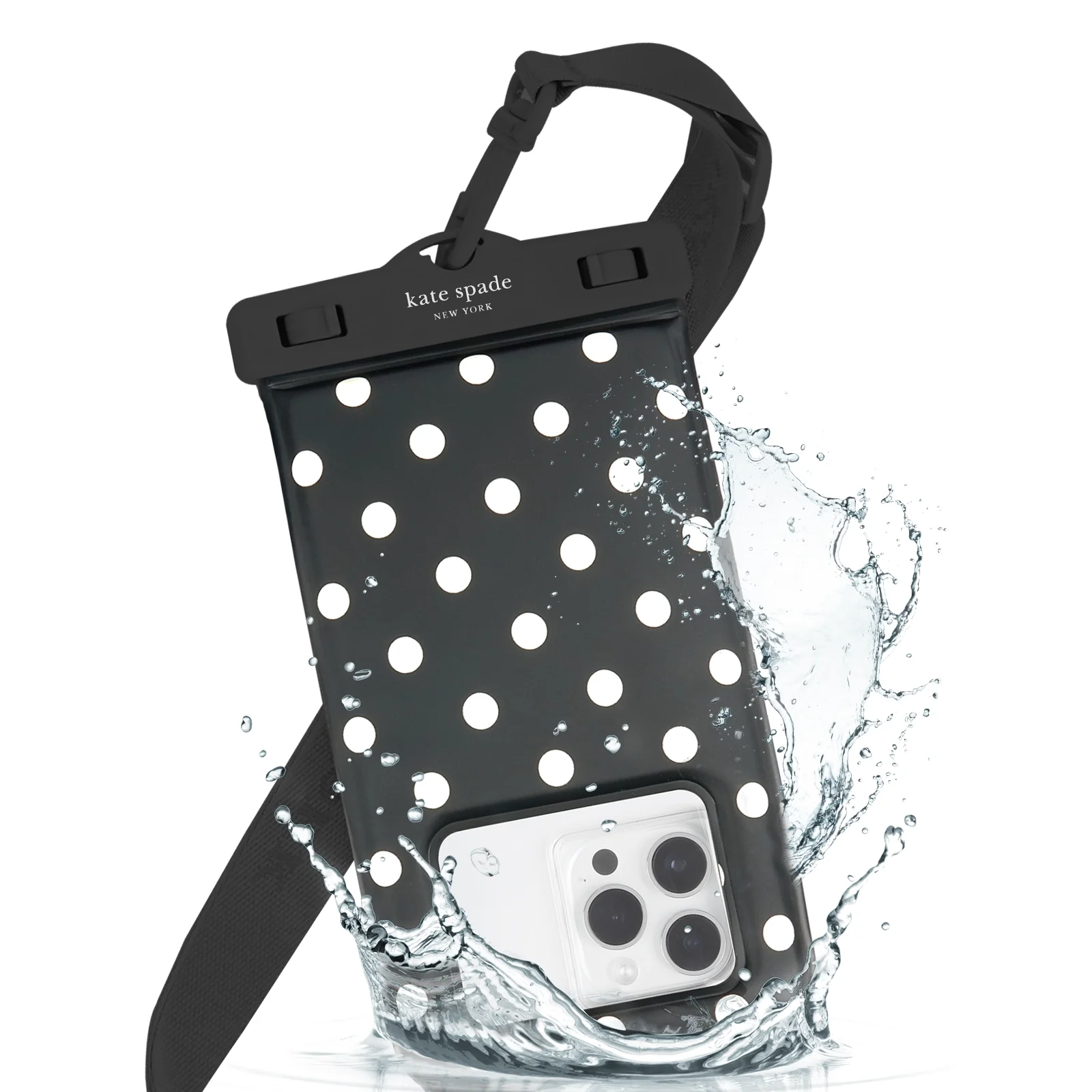 Kate Spade Waterproof Phone Pouch - Polka Dot - Image 5