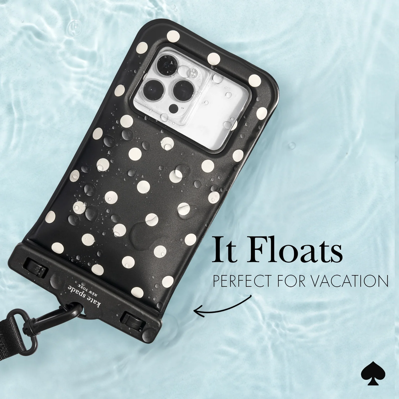Kate Spade Waterproof Phone Pouch - Polka Dot - Image 7