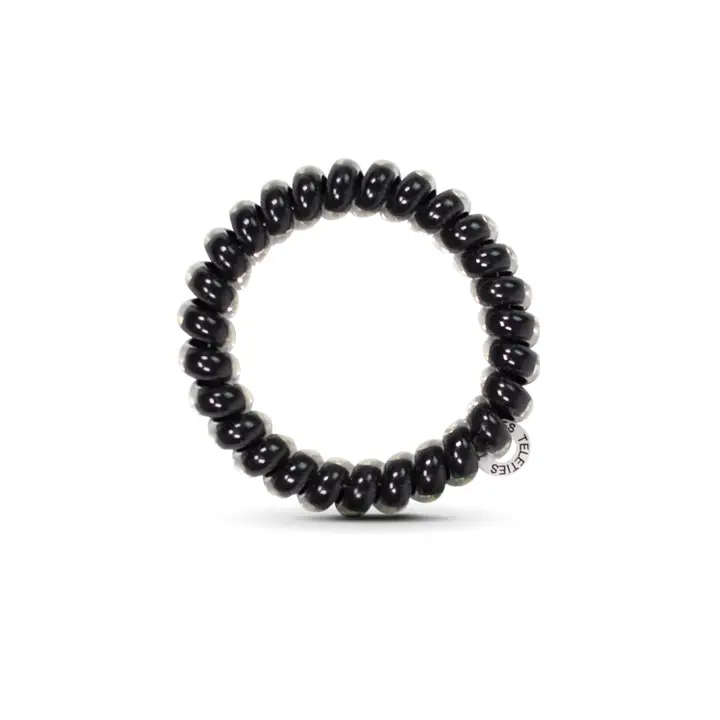 Teleties Spiral Hair Coils | Large | Jet Blac Hair Ties - Image 3