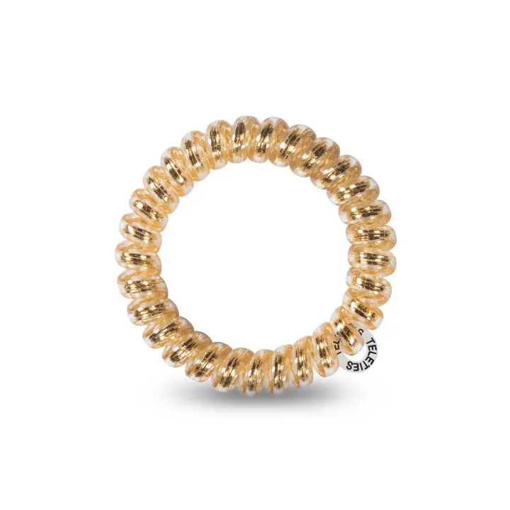 Teleties Spiral Hair Coils | Large | Good As Gold Hair Ties - Image 3
