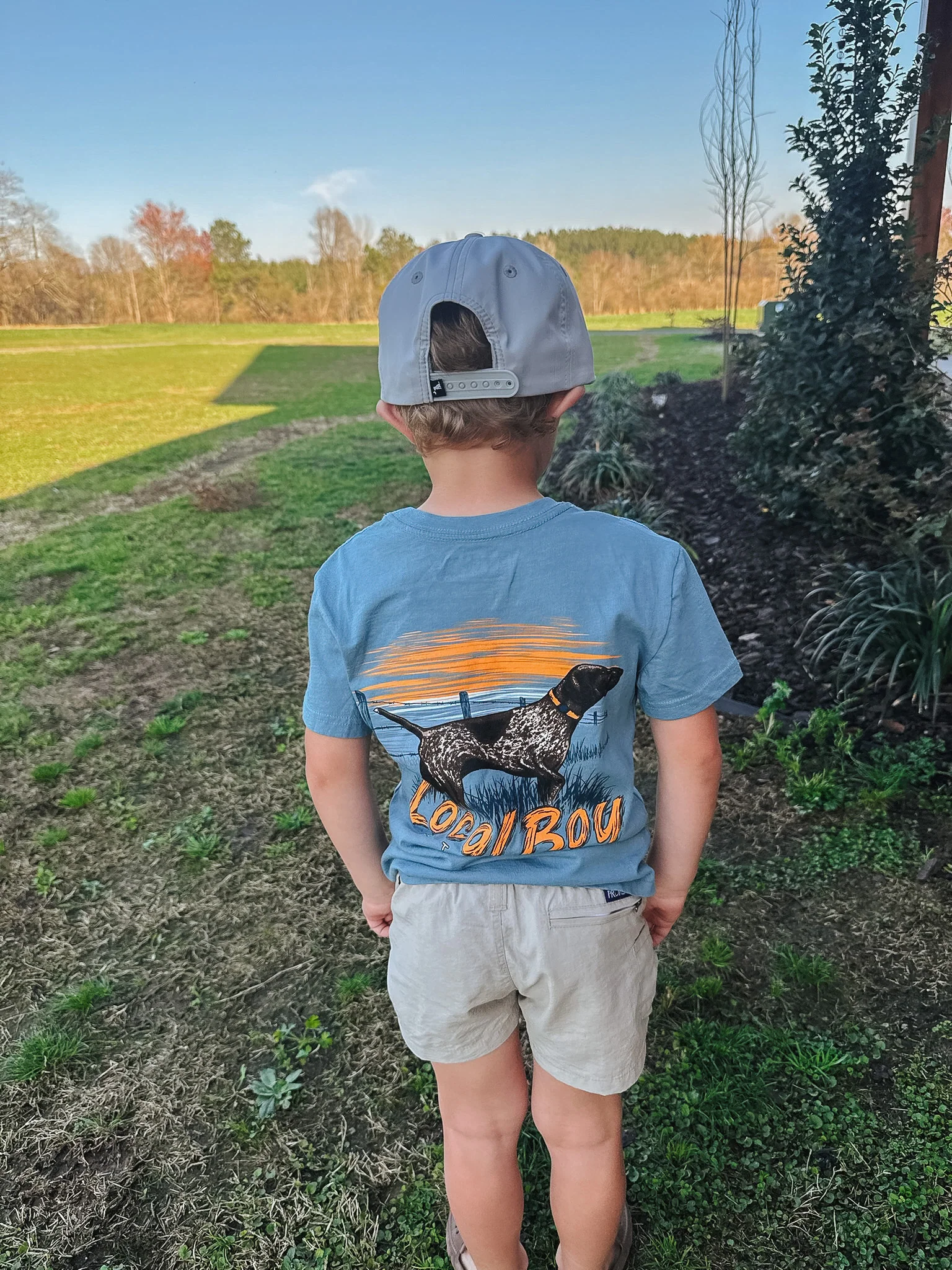 Youth Local Boy GSP Sunset T-Shirt - Image 4