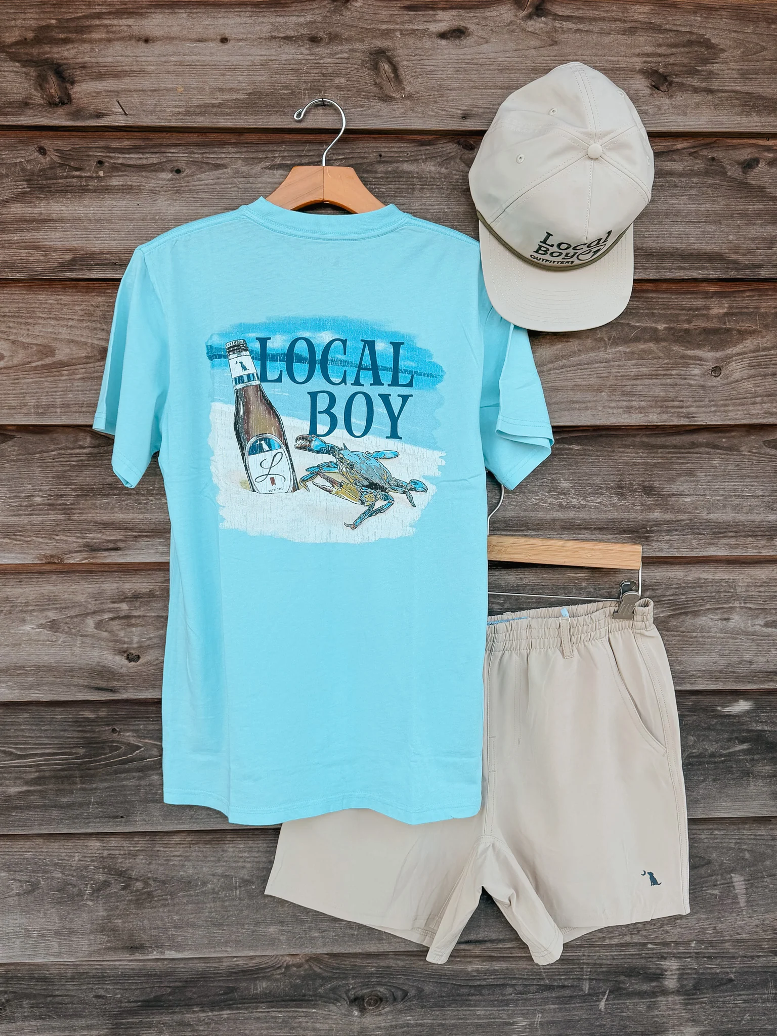Local Boy Sandy Crab T-Shirt - Image 2
