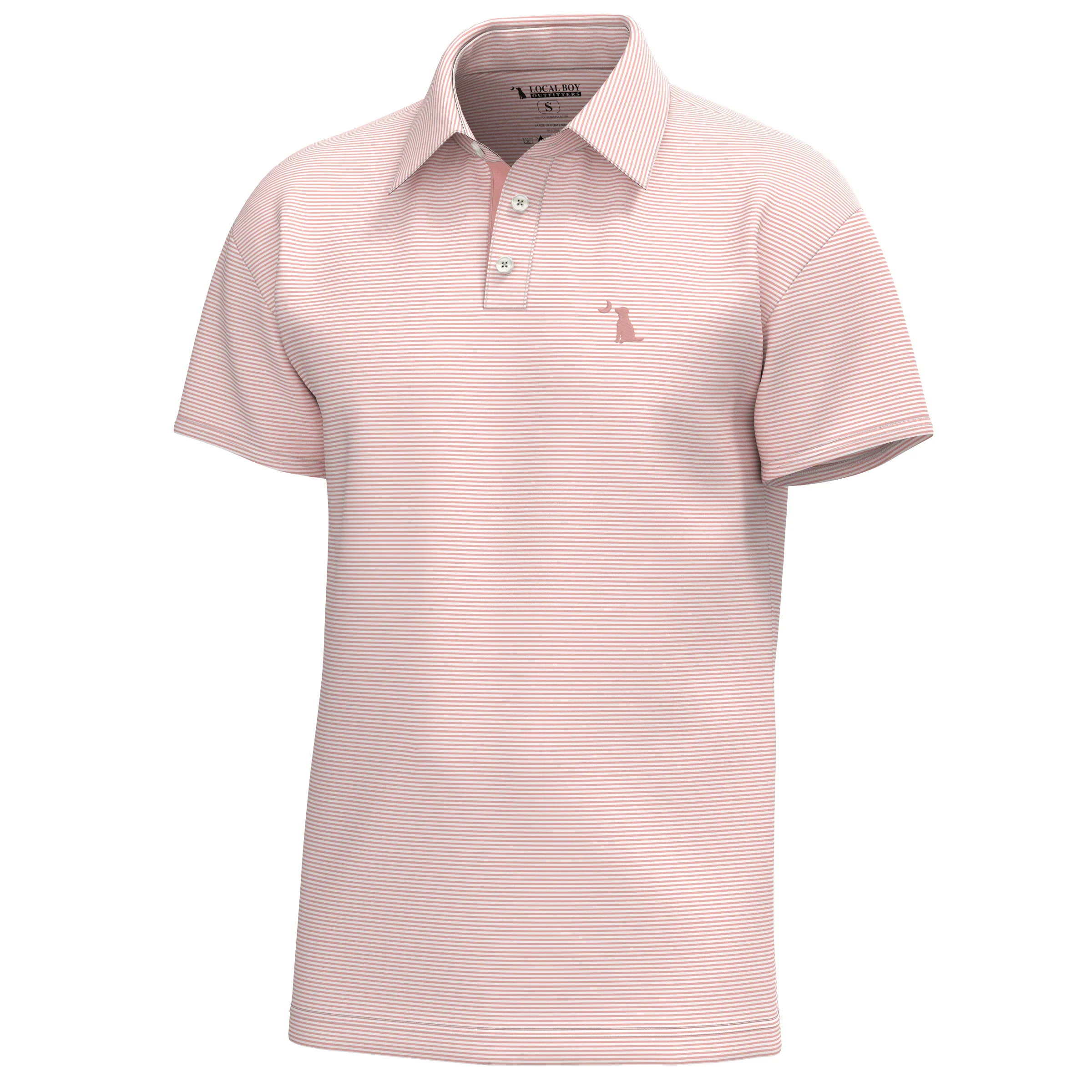 Local Boy Palms Polo in Sorbet - Image 2
