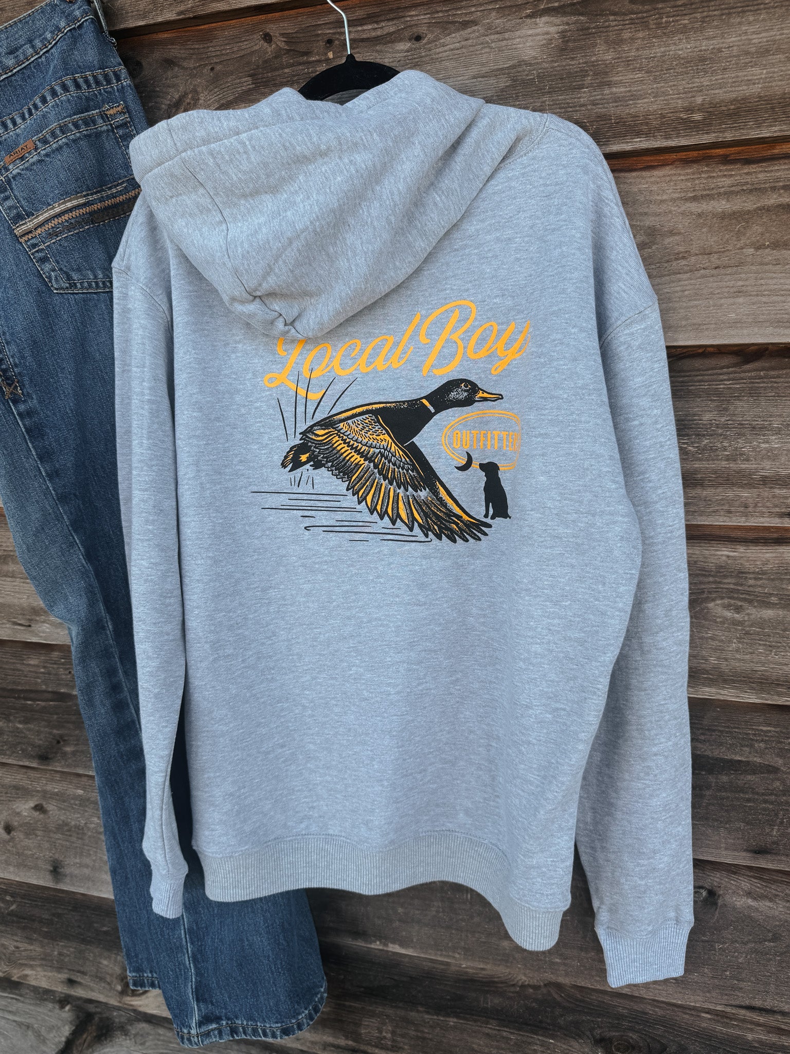 Men's Local Boy Brushwood Hoodie - Moonlit Mallard - Image 4
