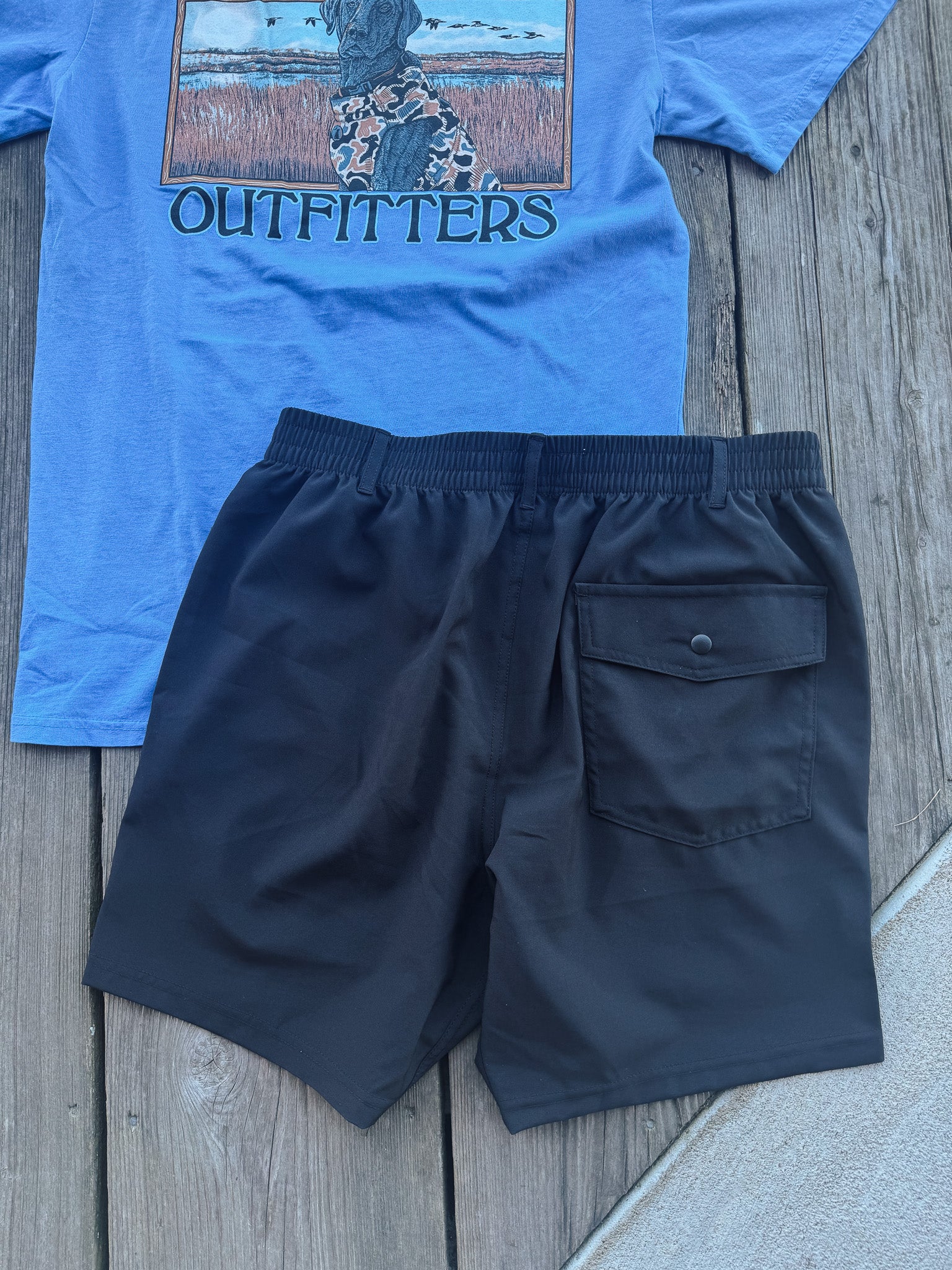Men's Local Boy Outfitters Volley Shorts in Black - Image 4