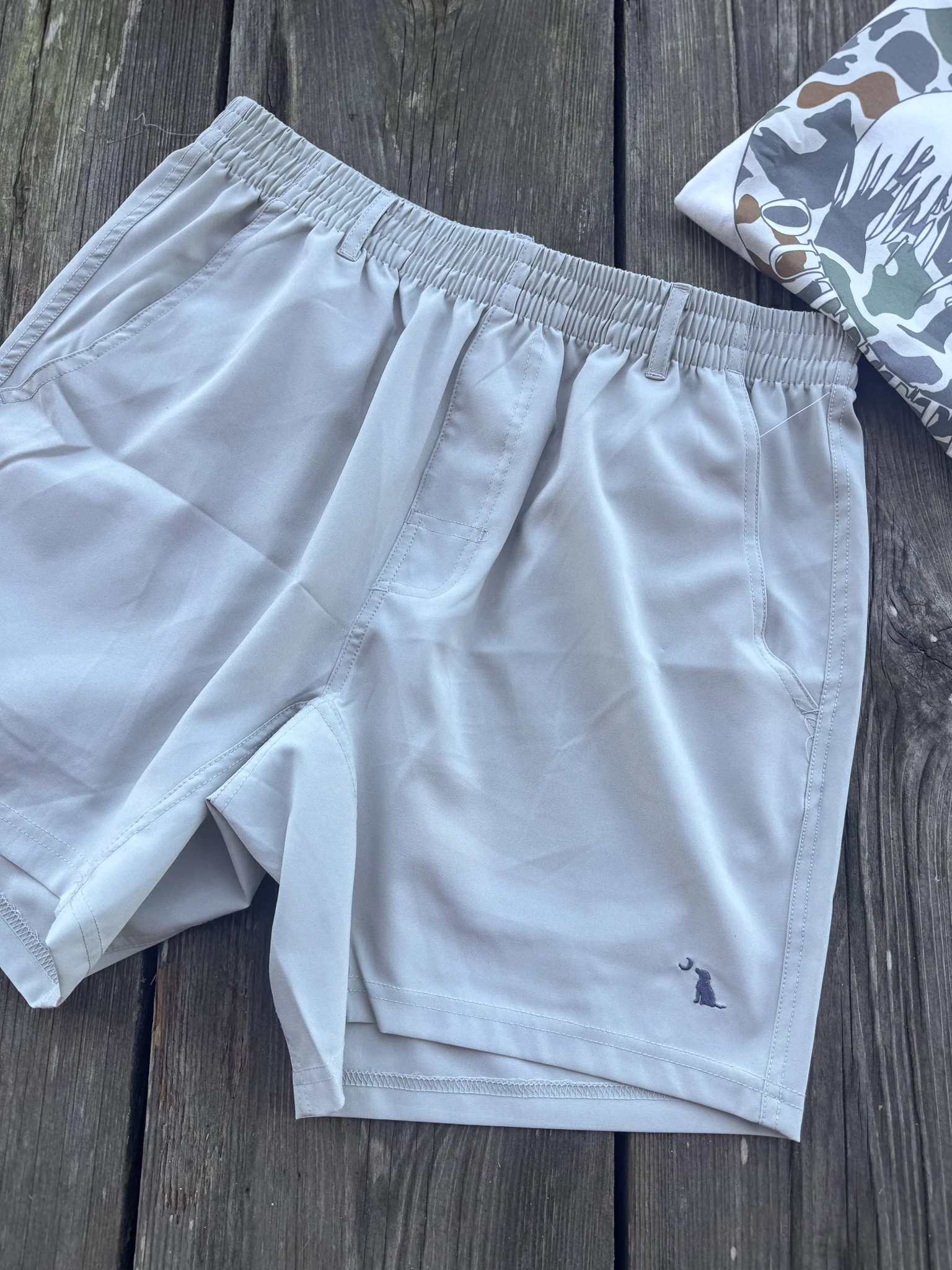 Men's Local Boy Outfitters Volley Short in Cool Grey - Image 8