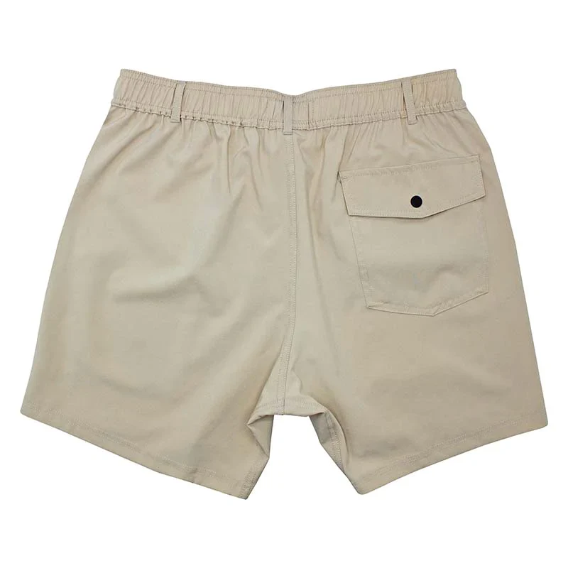 Men's Local Boy Volley Shorts in Khaki - Image 4