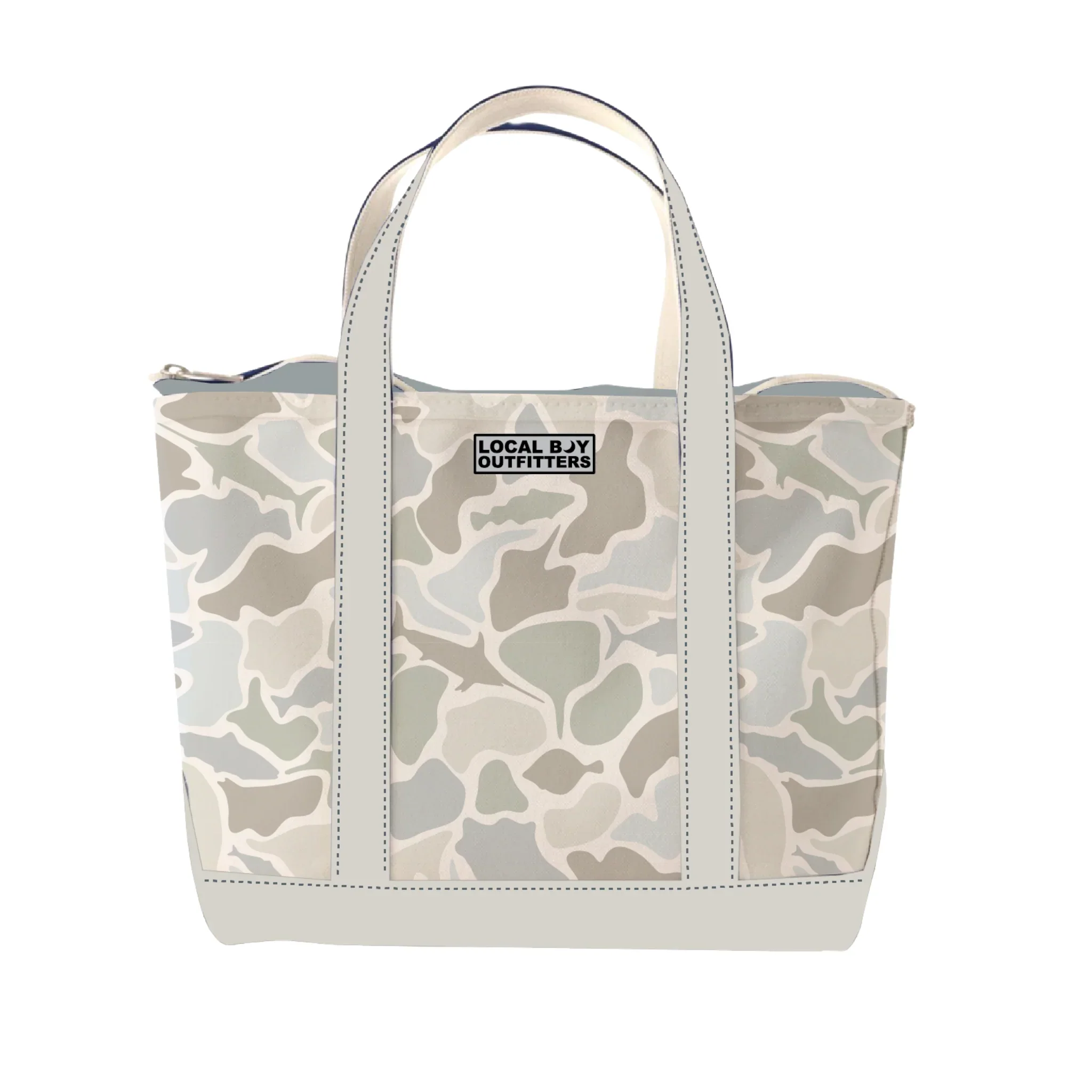 Local Boy Beach Tote in Saltwater Camo - Image 2
