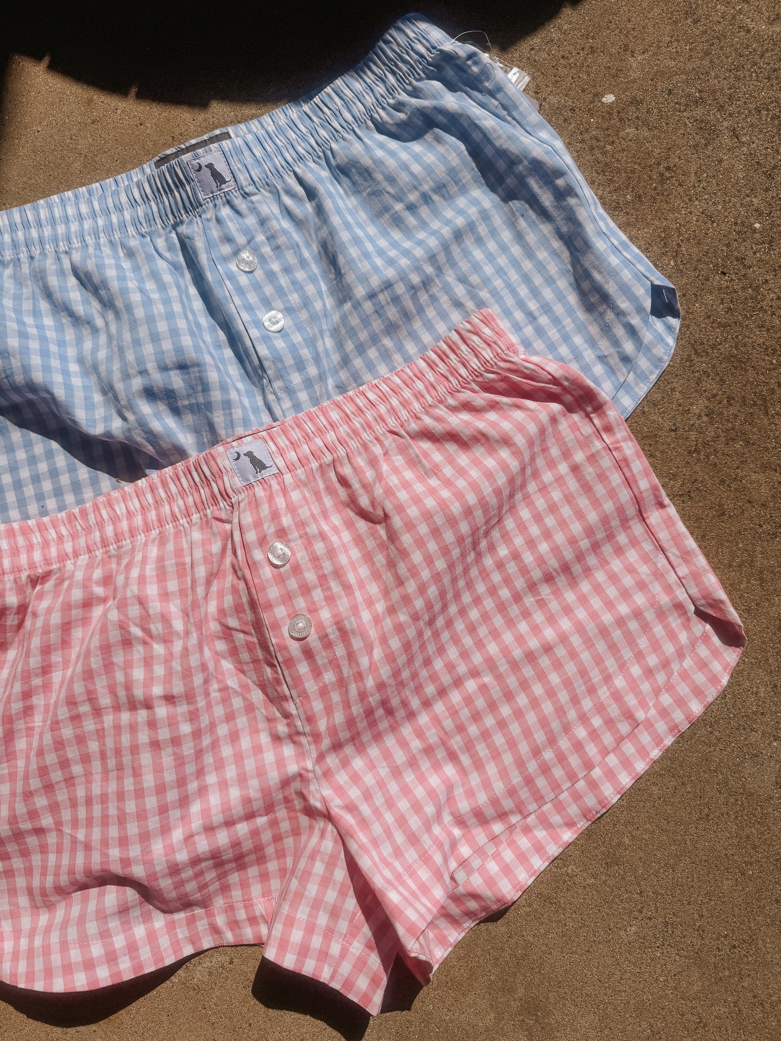 Local Girl Outfitters Periwinkle Cotton Boxer Shorts - Image 7
