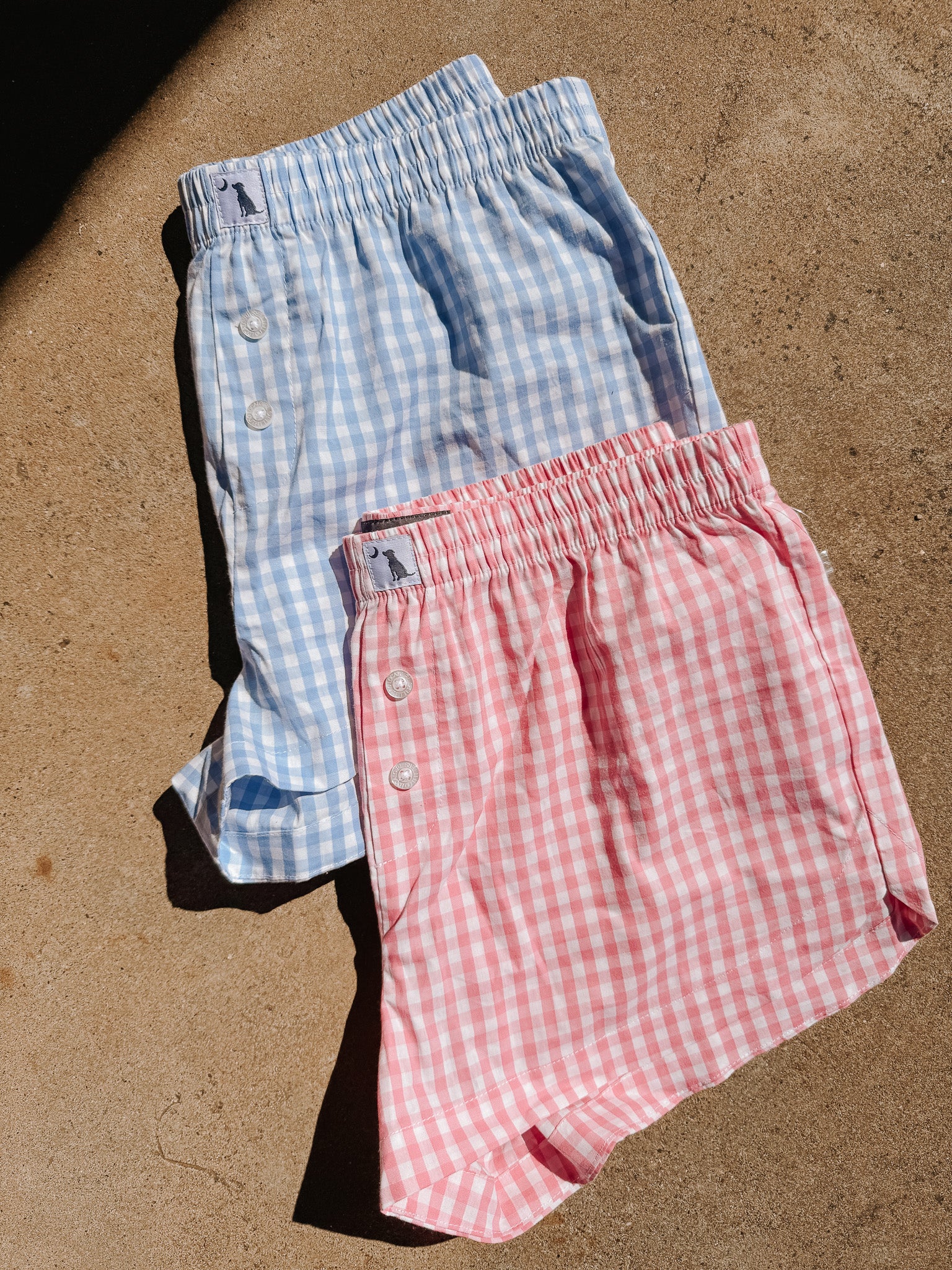 Local Girl Outfitters Periwinkle Cotton Boxer Shorts - Image 8