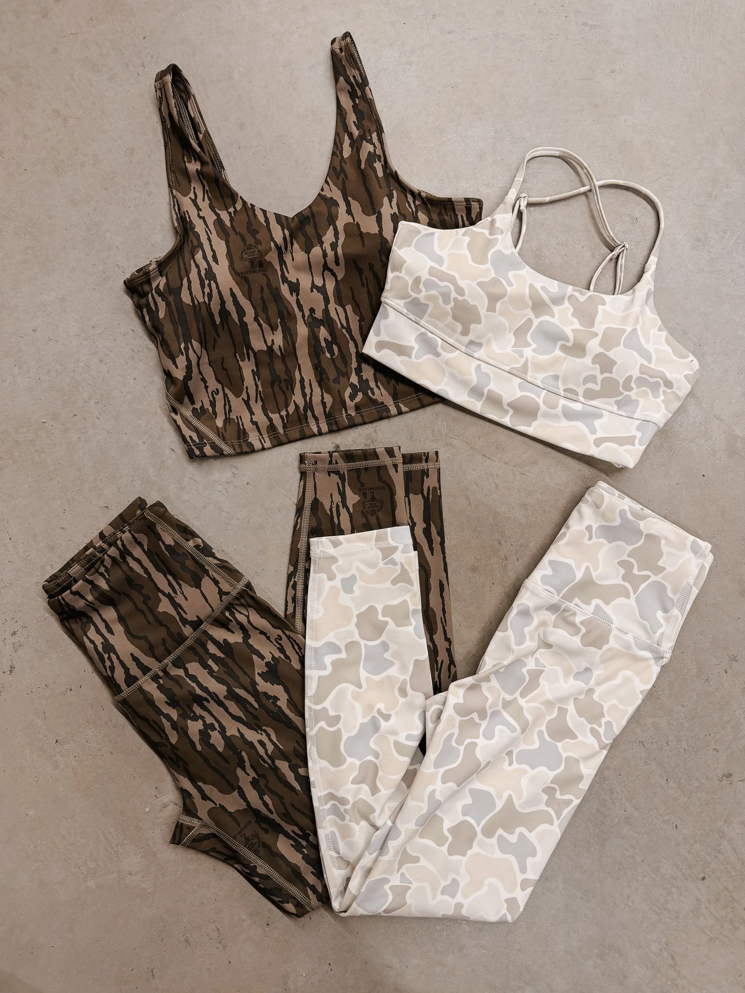 Local Girl Leggings in Forest Camo Saltwater - Image 3