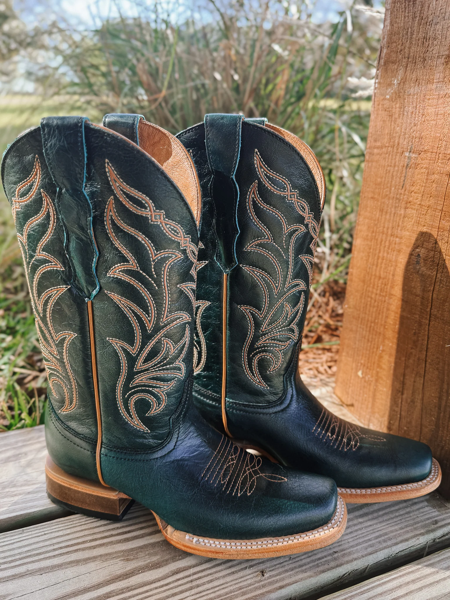 Women's Circle G Embroidery Boots - Image 14