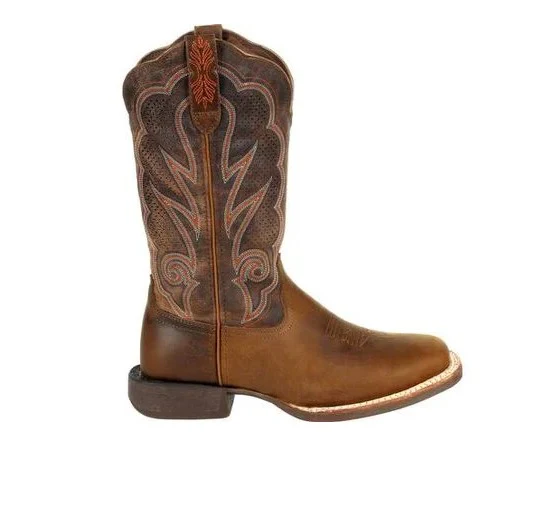 WOMEN'S DURANGO LADY REBEL PRO COGNAC VENTILATED WESTERN BOOT - Image 6