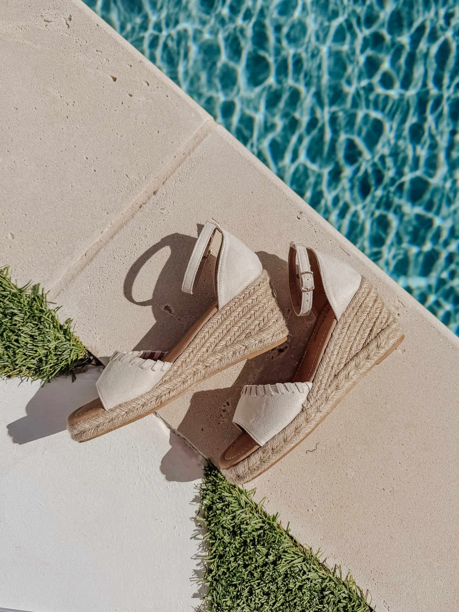 Seaside Stroll Wedges in Nude - Image 4