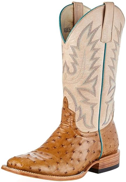Women's Macie Bean Top Hand Antique Saddle Full Quill Ostrich Cowgirl Boot - Image 5