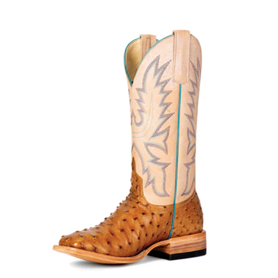 Women's Macie Bean Top Hand Antique Saddle Full Quill Ostrich Cowgirl Boot - Image 6