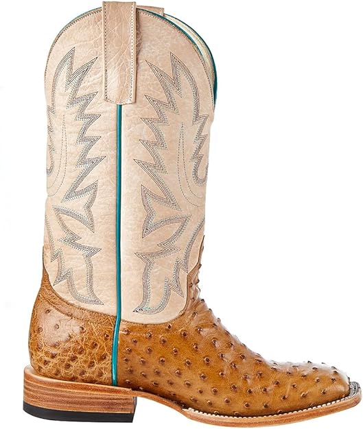 Women's Macie Bean Top Hand Antique Saddle Full Quill Ostrich Cowgirl Boot - Image 7