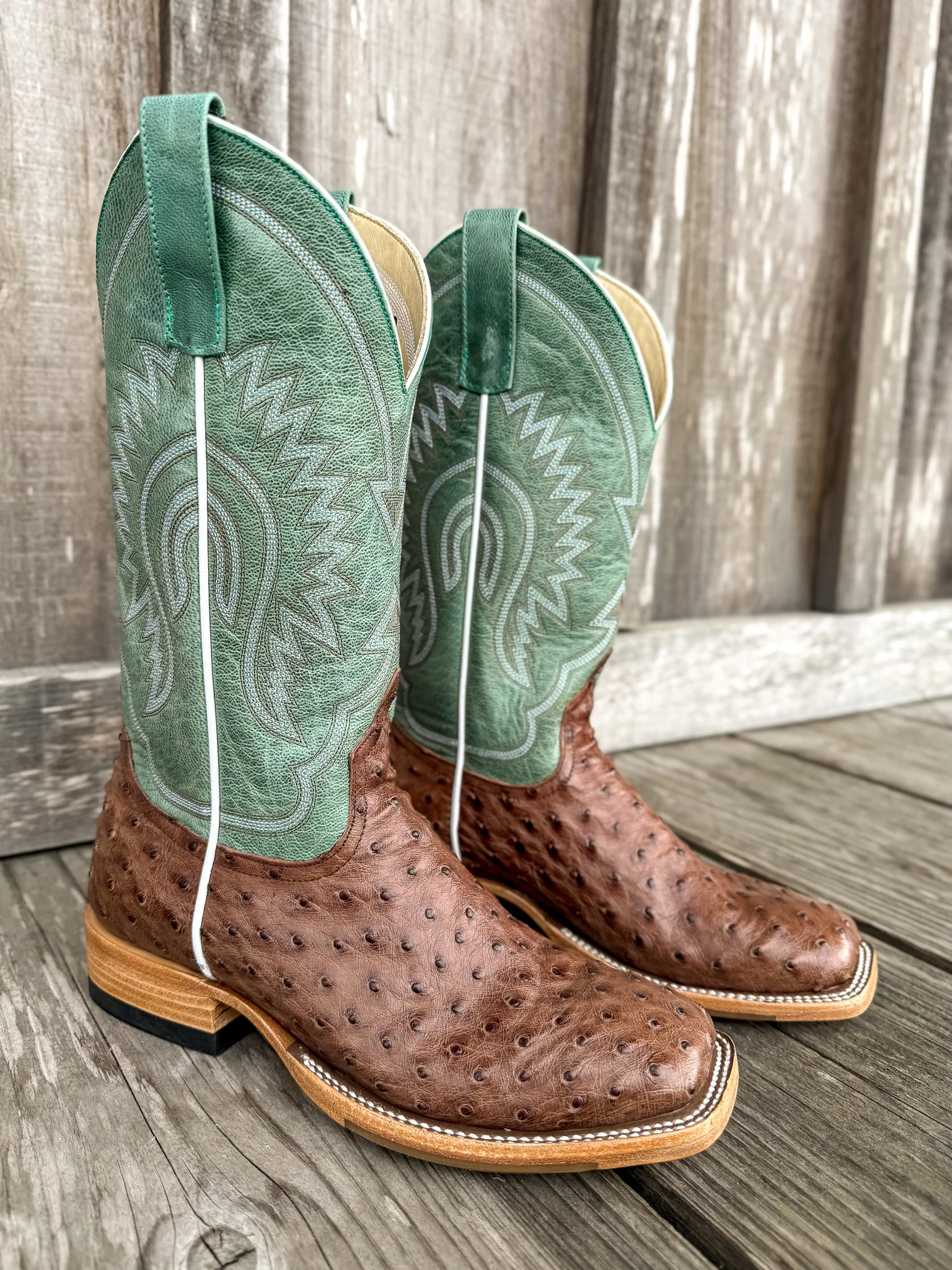 Macie Bean Women's Kango Tobac Full Quill Ostrich Boots - Image 3