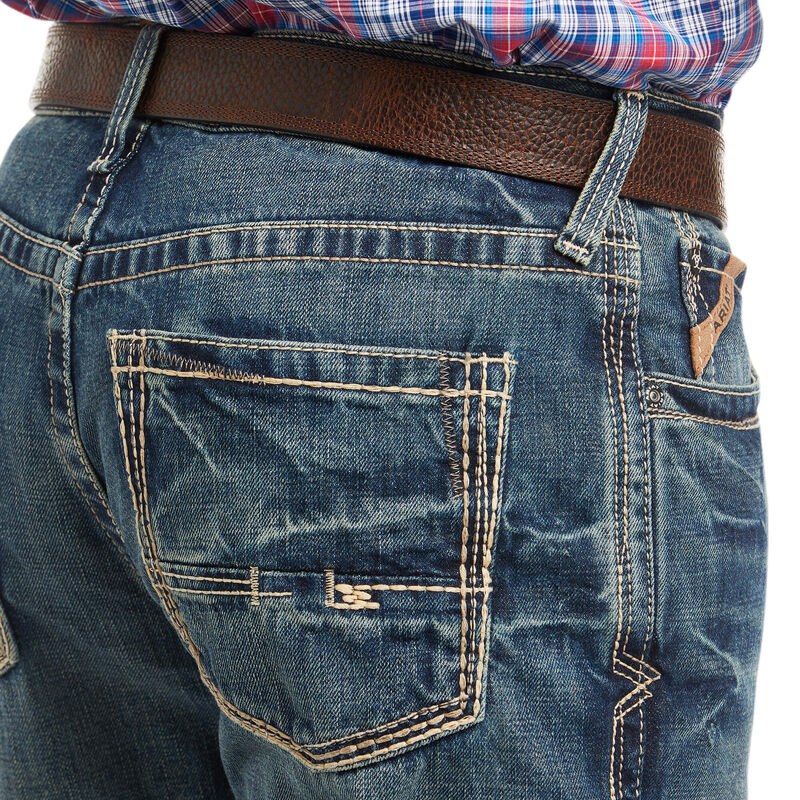 MEN'S ARIAT M4 LOW RISE BOUNDARY BOOT CUT JEAN - Image 3