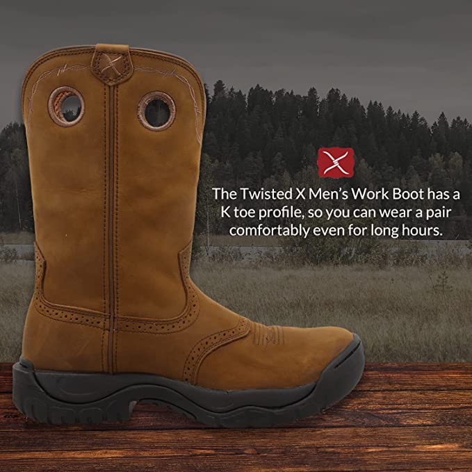 Men’s Twisted X 11" All Around Work Boot - Image 4