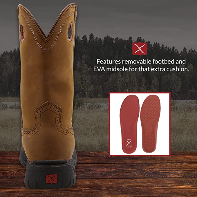 Men’s Twisted X 11" All Around Work Boot - Image 6