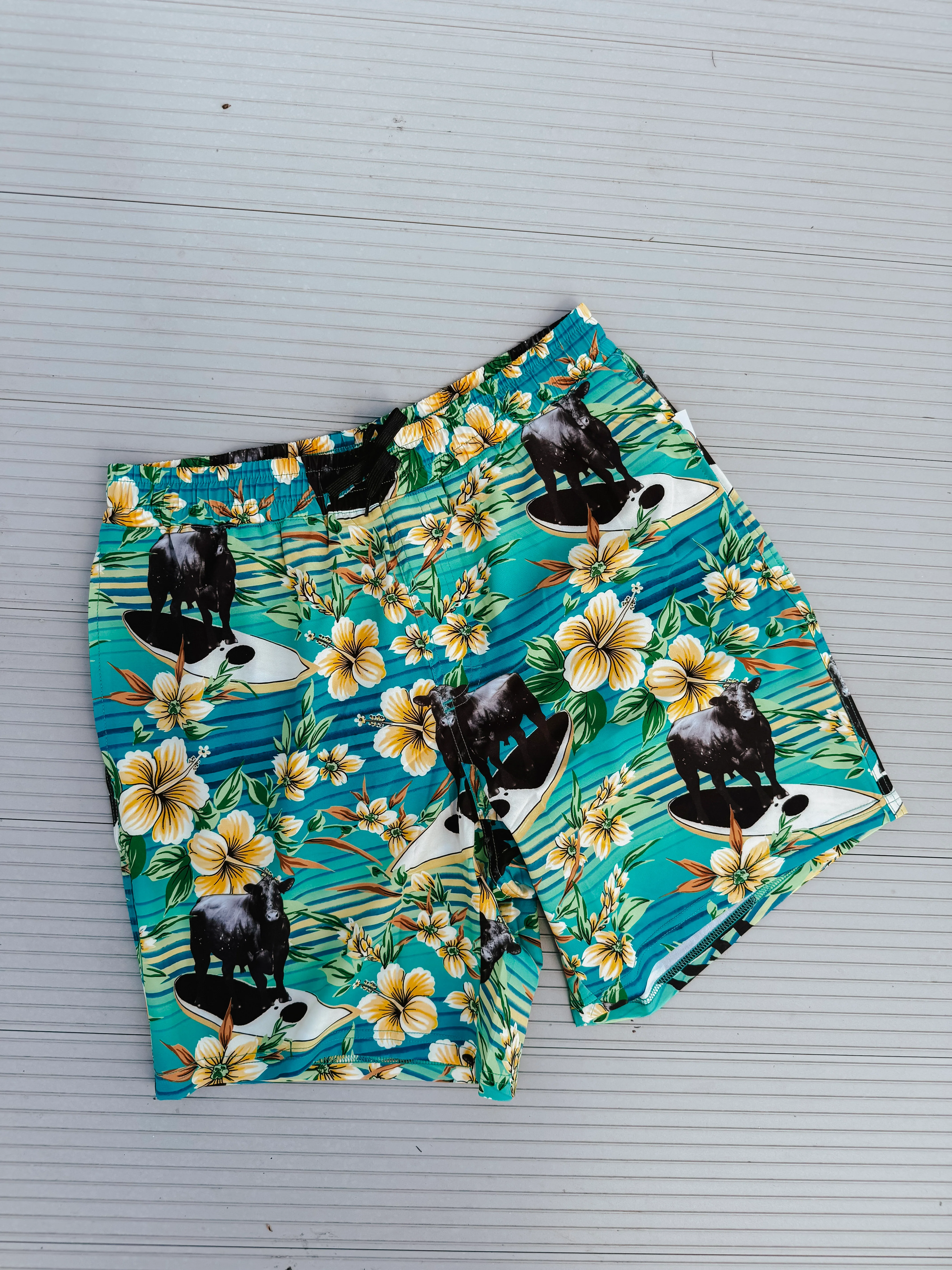 Cinch Men's Cow Surfer Swim Trunks - Image 2