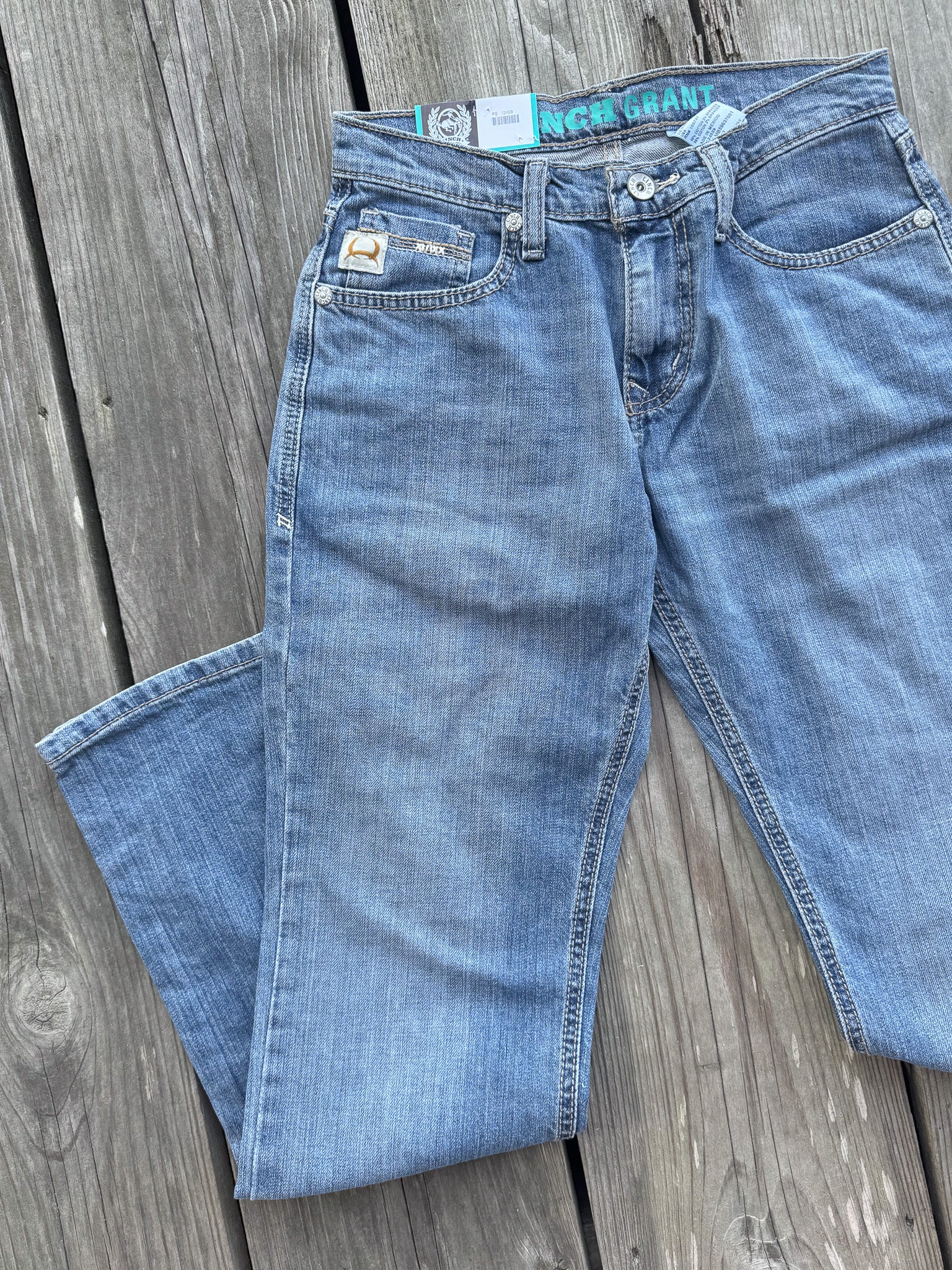 Men's Cinch Relaxed Fit Grant Jeans in Medium Stonewash - Image 6