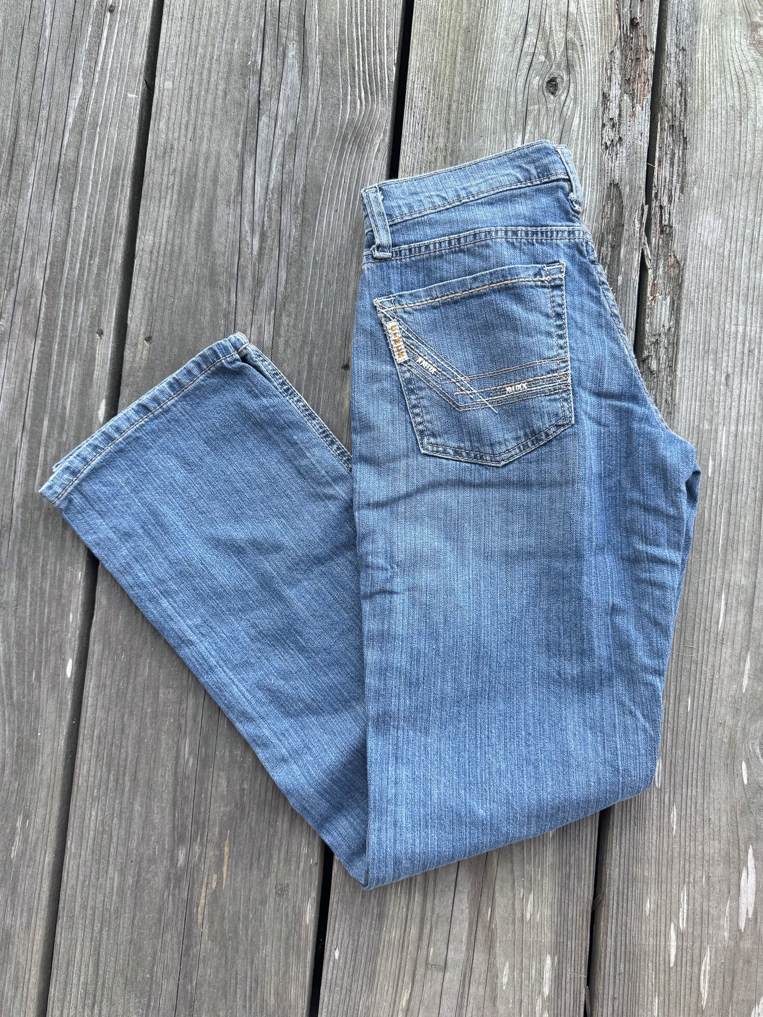 Men's Cinch Relaxed Fit Grant Jeans in Medium Stonewash - Image 8