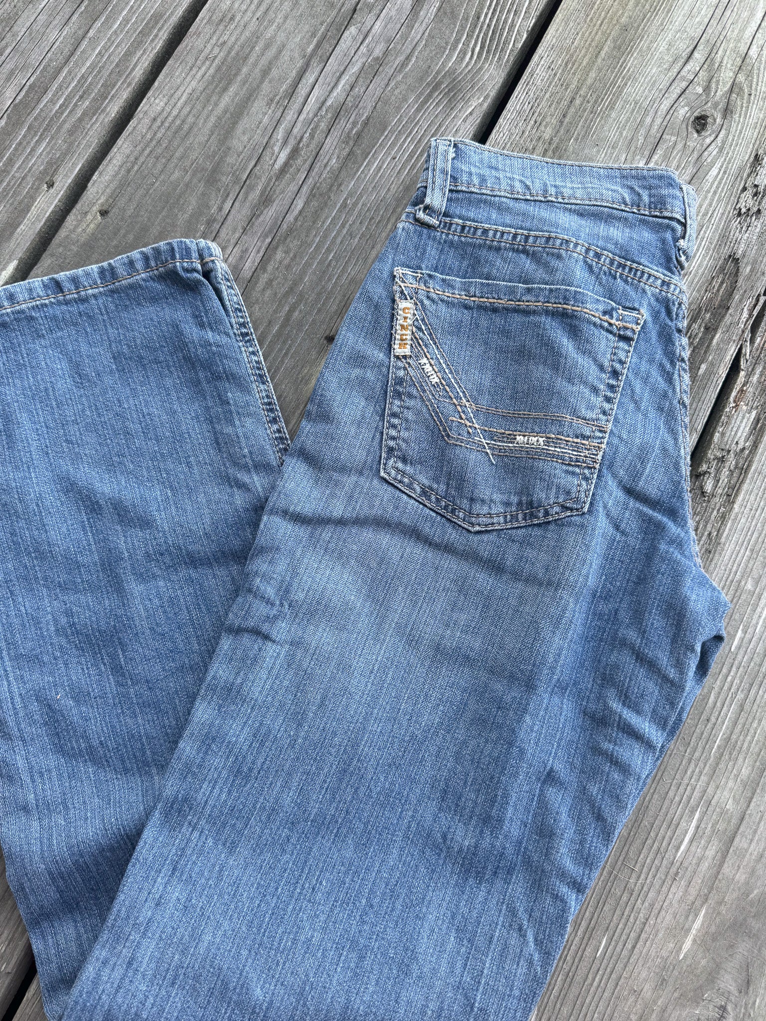 Men's Cinch Relaxed Fit Grant Jeans in Medium Stonewash - Image 9