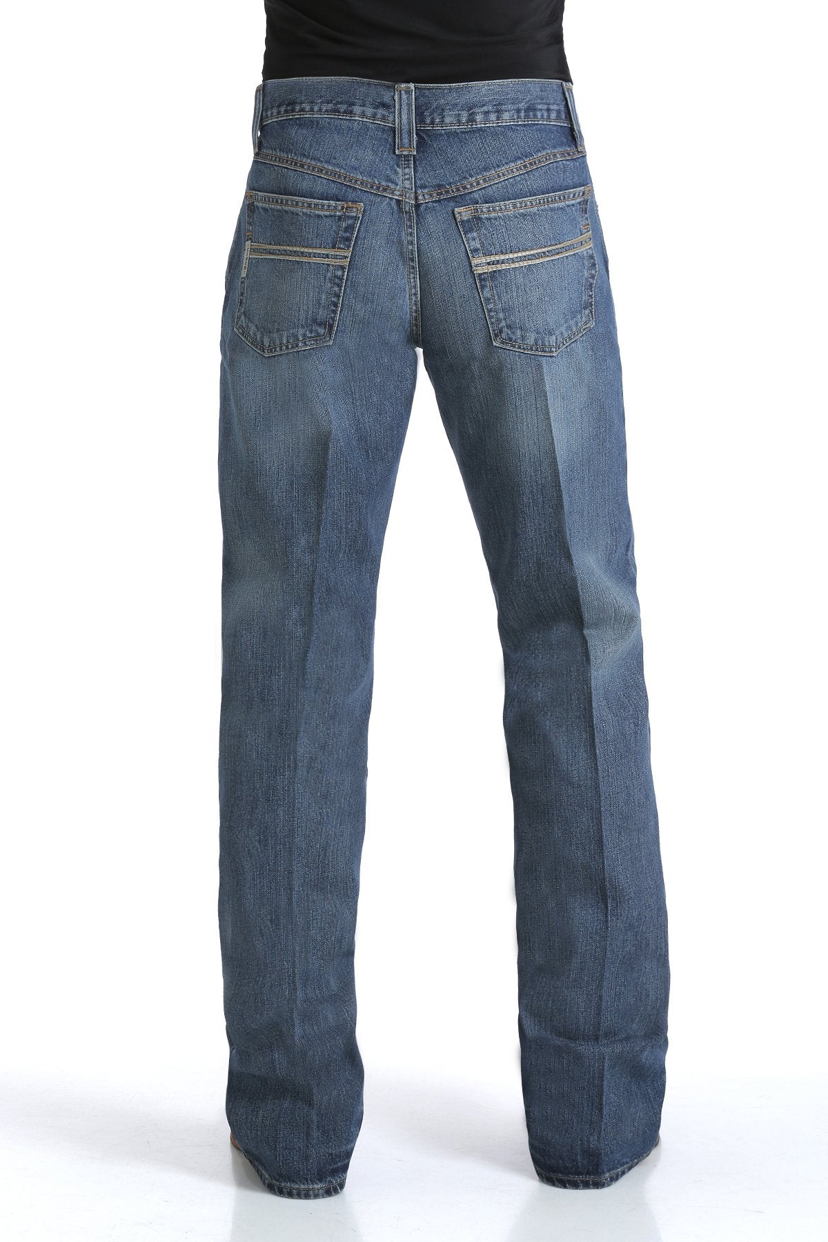 Men's Cinch Relaxed Fit Carter Jeans - Medium Stone - Image 2