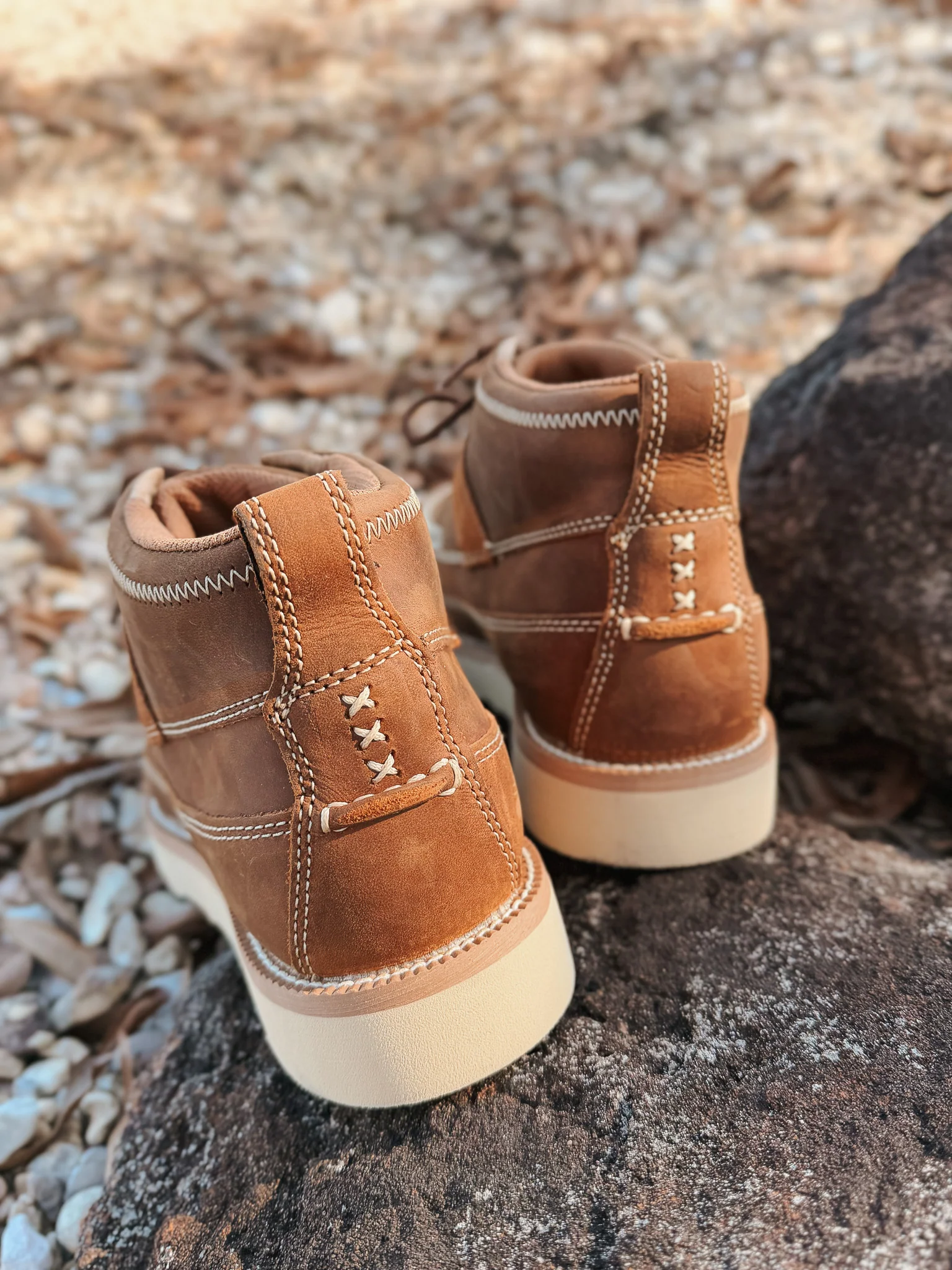 Men’s Twisted X 4″ Wedge Sole Boots / Lace Up Shoes - Image 4