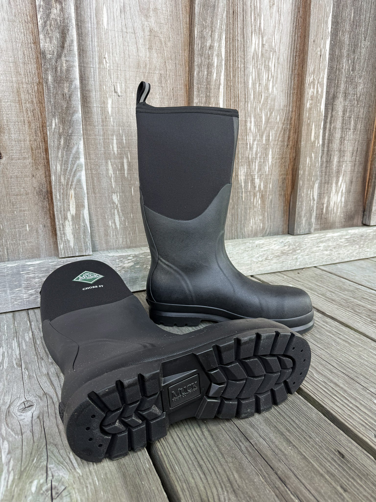 Men’s Muck Chore Hi-Safety Toe Water Boots - Image 2