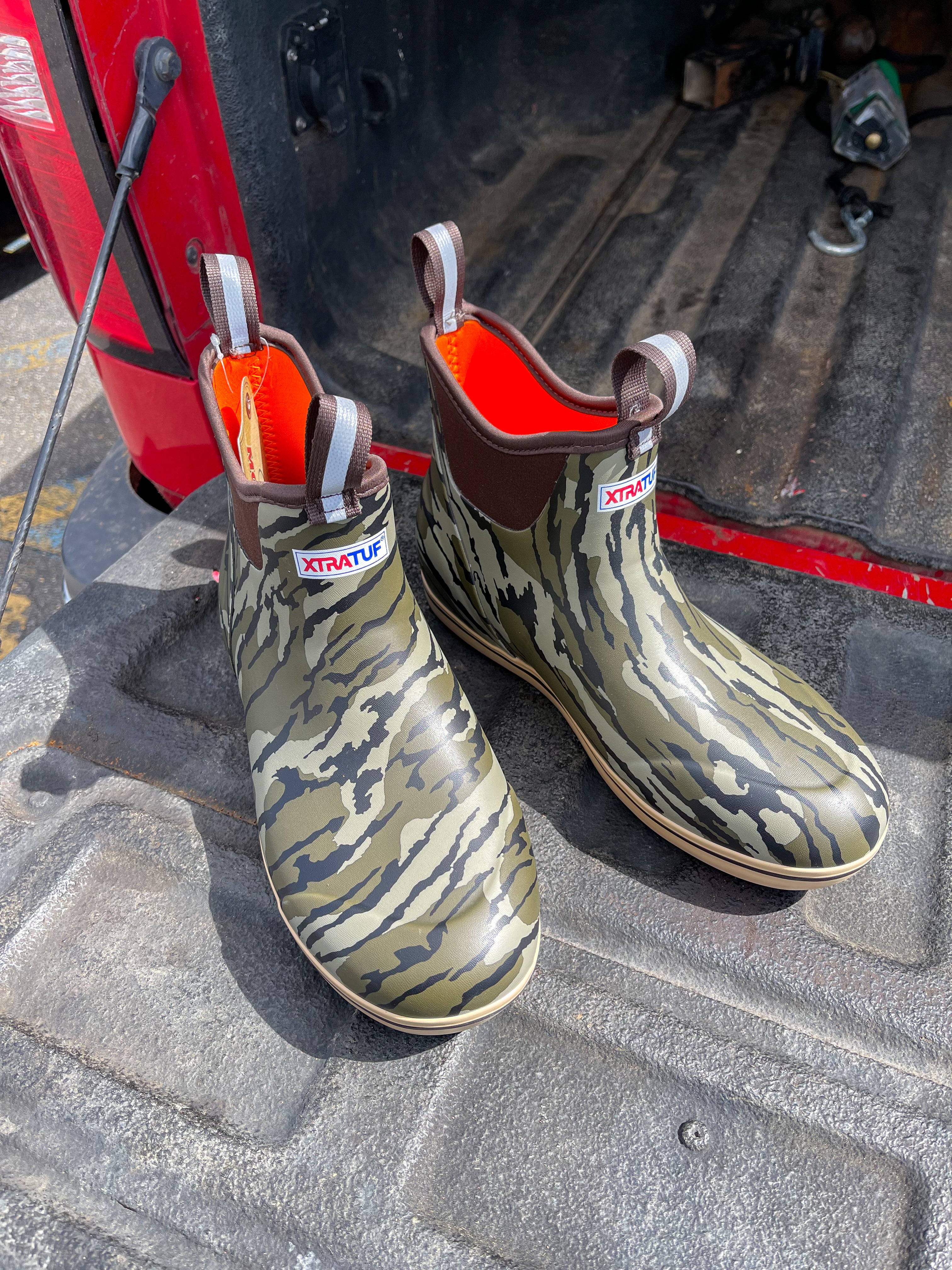 Men's XTRATUF Ankle Deck Boot in Mossy Oak Bottomland - Image 7