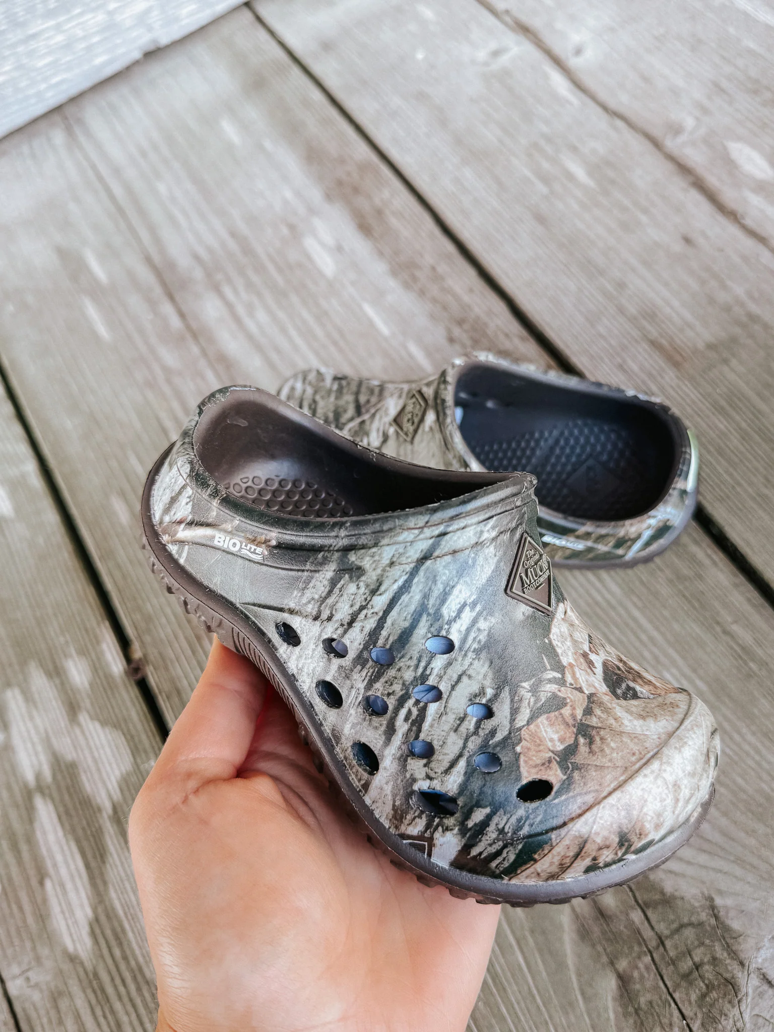 BIG KIDS' MOSSY OAK® COUNTRY DNA™ MUCKSTER LITE EVA CLOG - Image 4