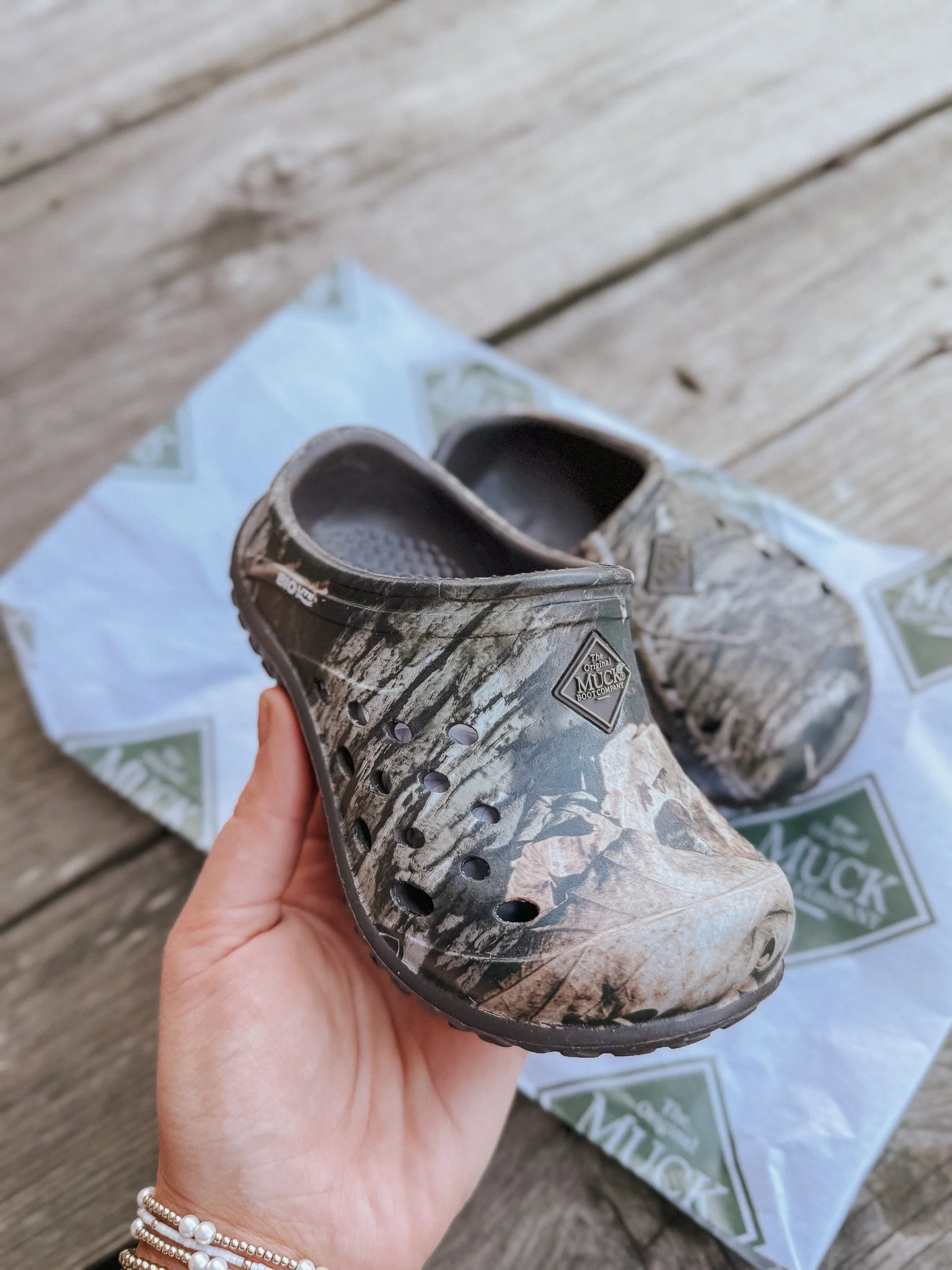 BIG KIDS' MOSSY OAK® COUNTRY DNA™ MUCKSTER LITE EVA CLOG - Image 5