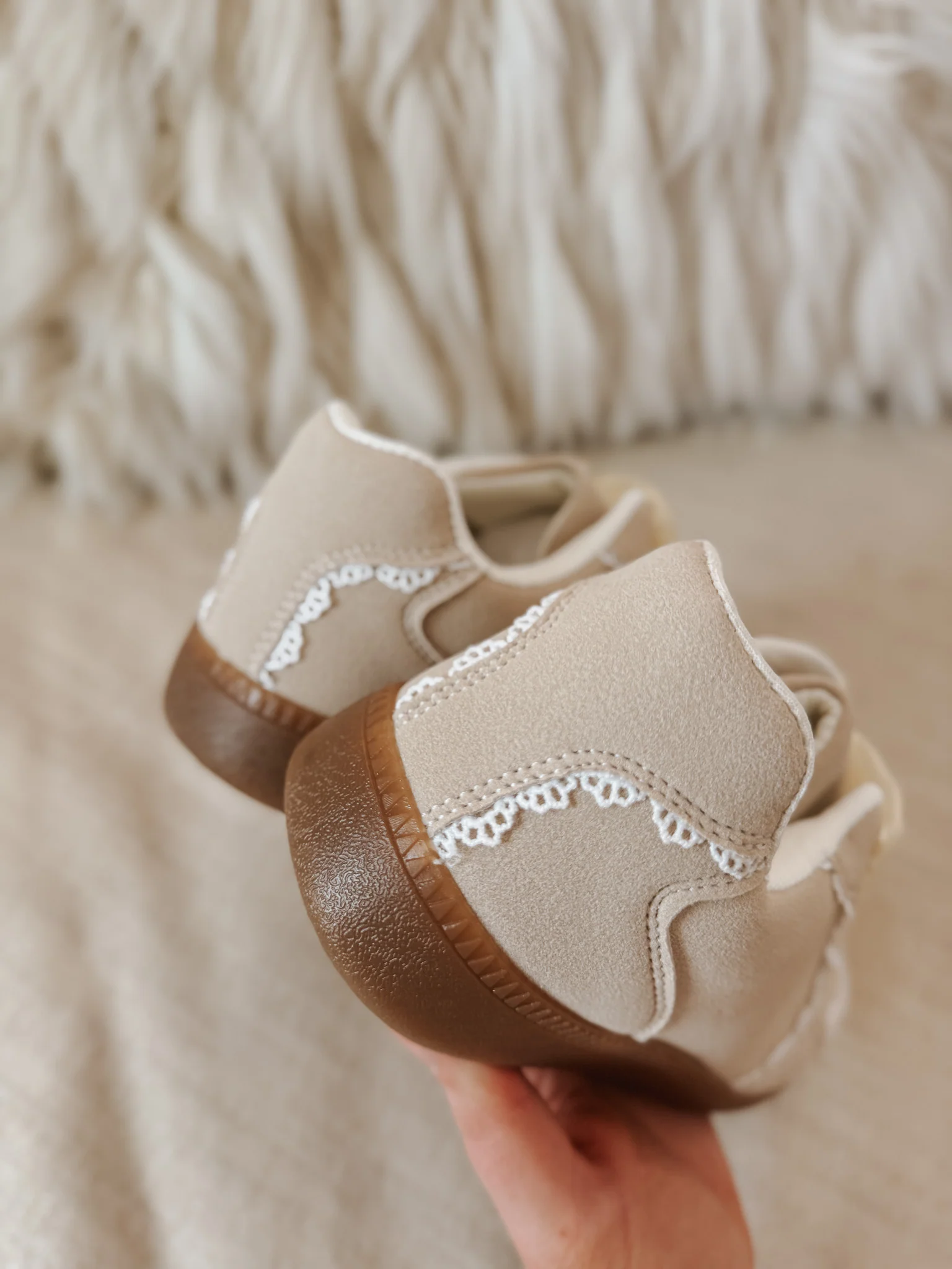 Run the Show Beige Sneakers - Image 10