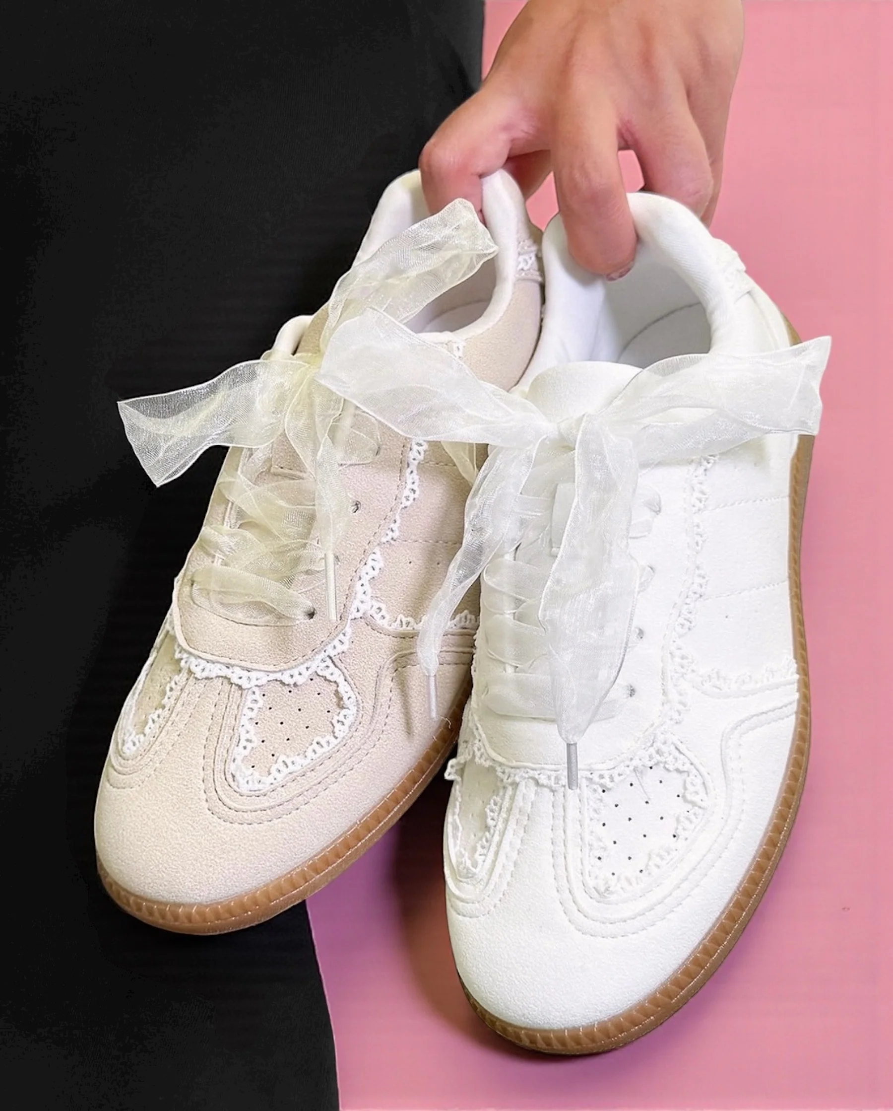 Run the Show Beige Sneakers - Image 11