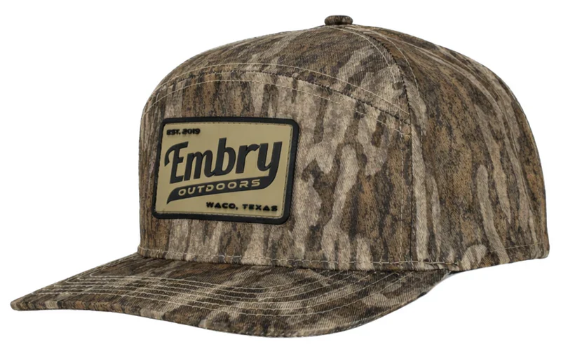 Embry Outdoors 6 Panel Hat - Mossy Oak New Bottomland - Image 2