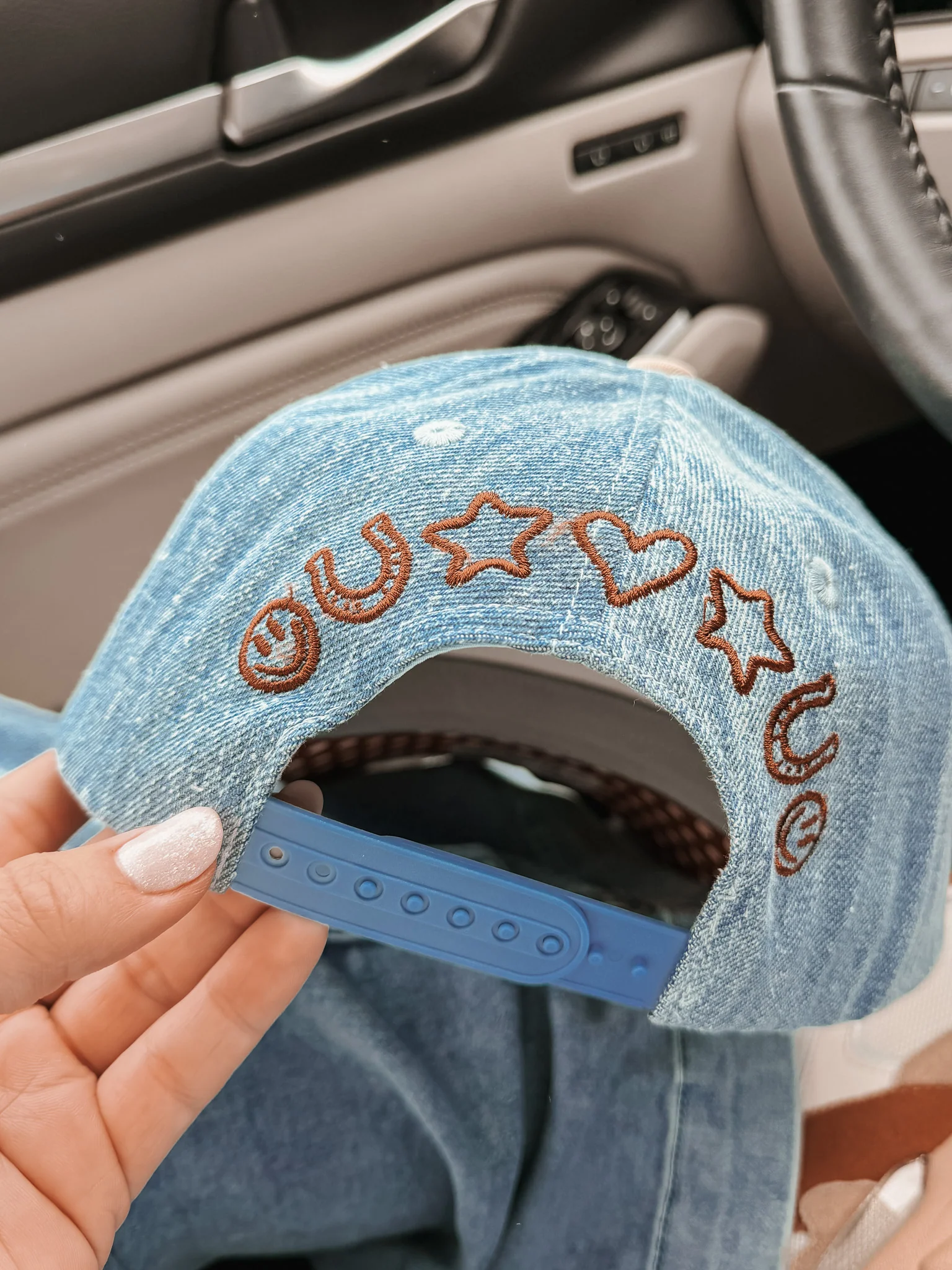 Mother Knows Best Denim Hat - Image 3
