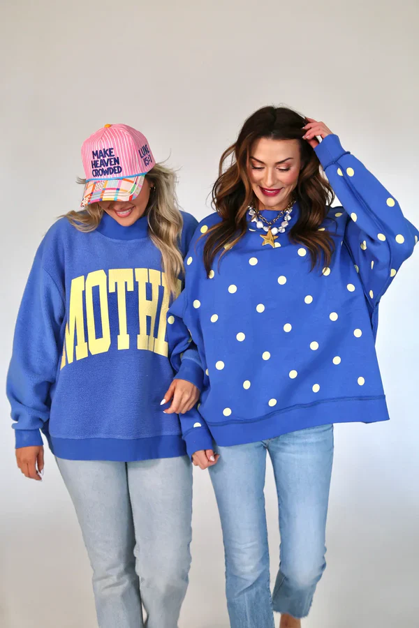 Mother Polka Dot REVERSIBLE Mock Neck - Image 7