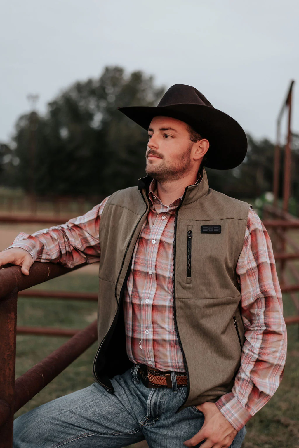 Men's Cinch Woven Plaid Button Shirt - Image 4