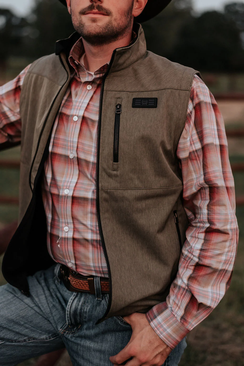 Men's Cinch Woven Plaid Button Shirt - Image 5
