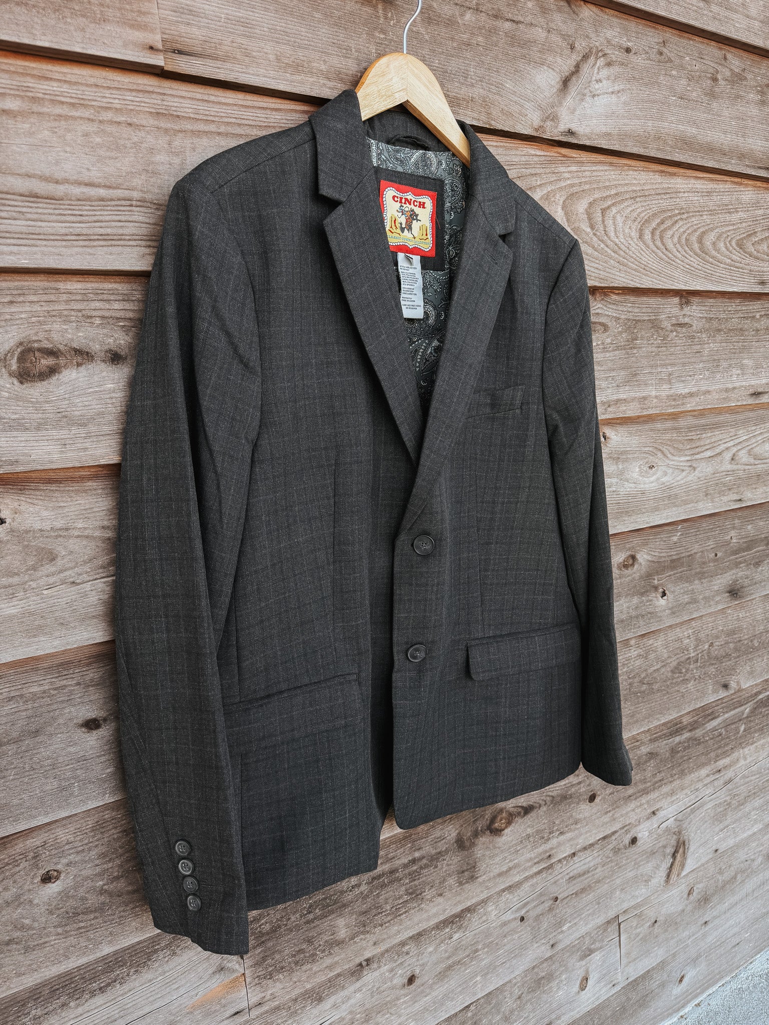 Cinch Sport Coat in Charcoal - Image 3