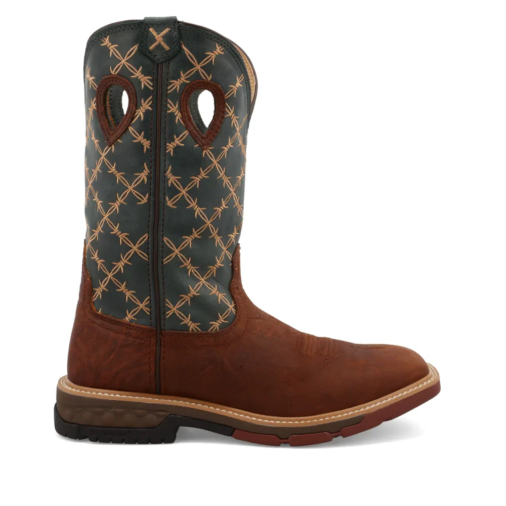 Men's Twisted X Western Work Boot with Cell Stretch - Image 6