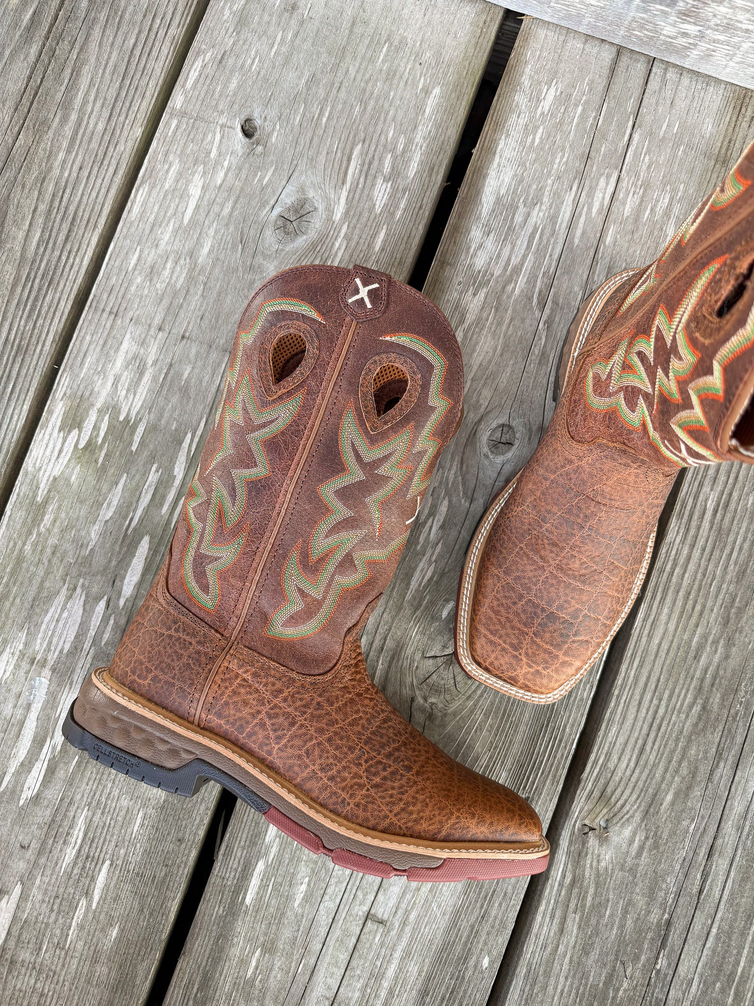 TWISTED X WESTERN WORK BOOT WITH CELLSTRETCH - Image 4