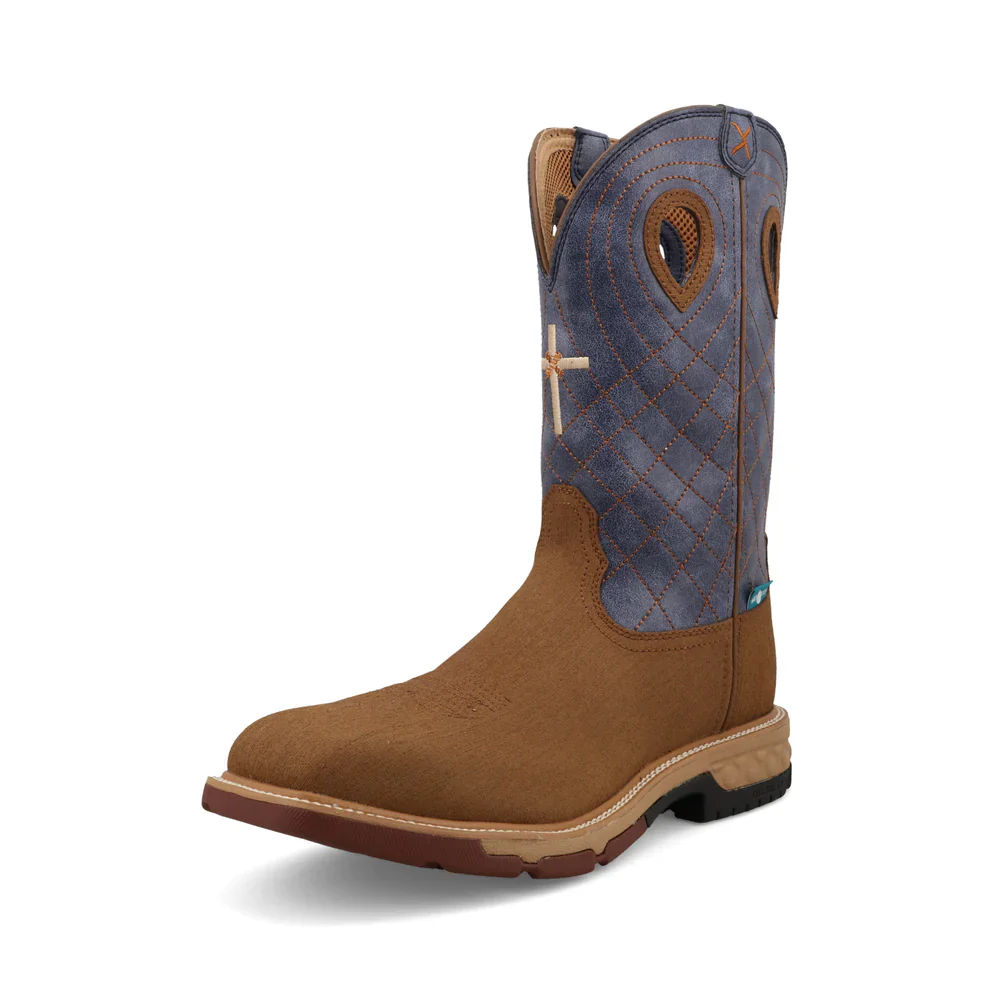 Men's Twisted X 12" WATERPROOF Alloy Toe Work Boot - Image 6