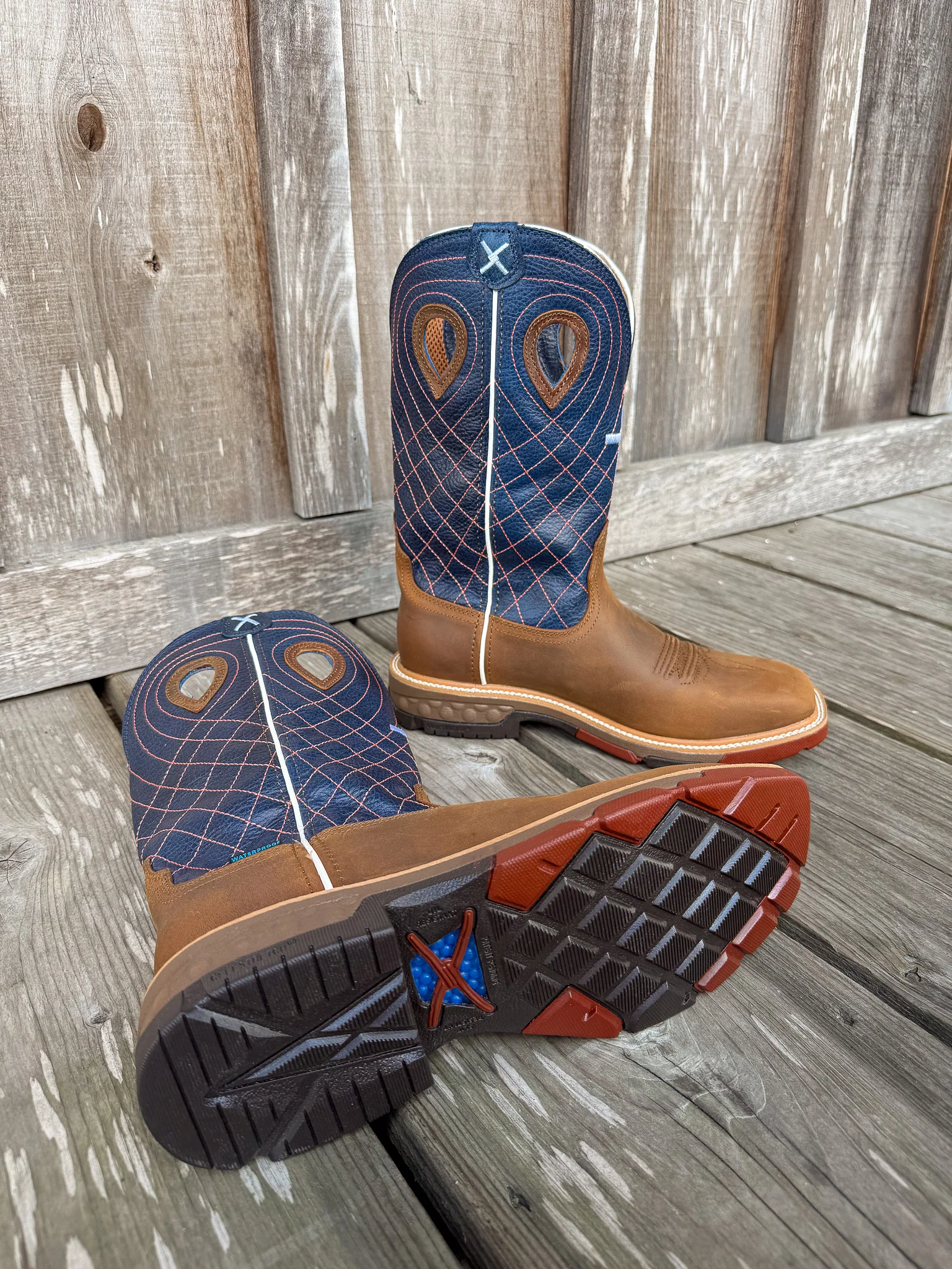 Men's Twisted X Waterproof 12” Square Toe Work Boot - Image 2