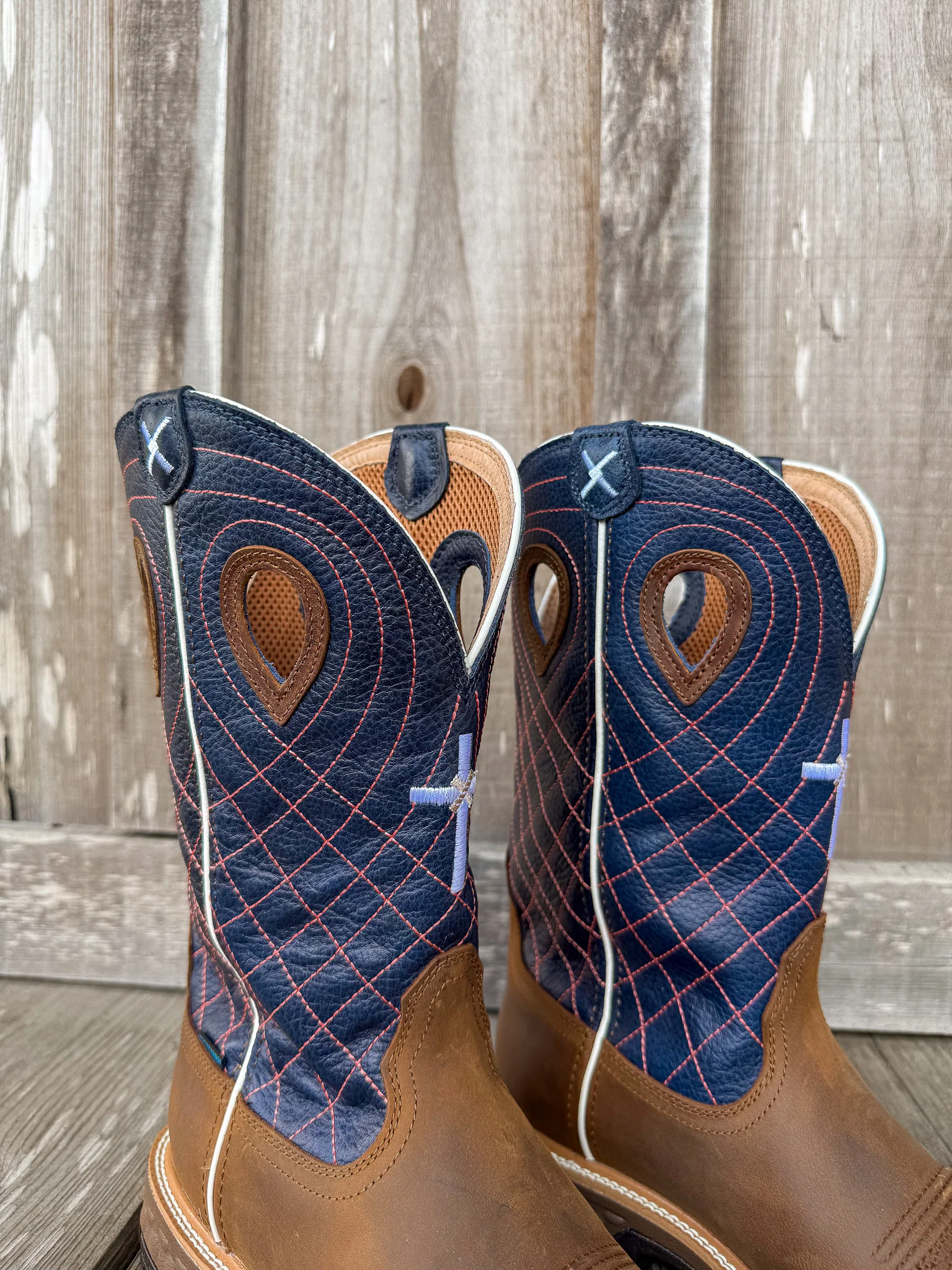 Men's Twisted X Waterproof 12” Square Toe Work Boot - Image 4