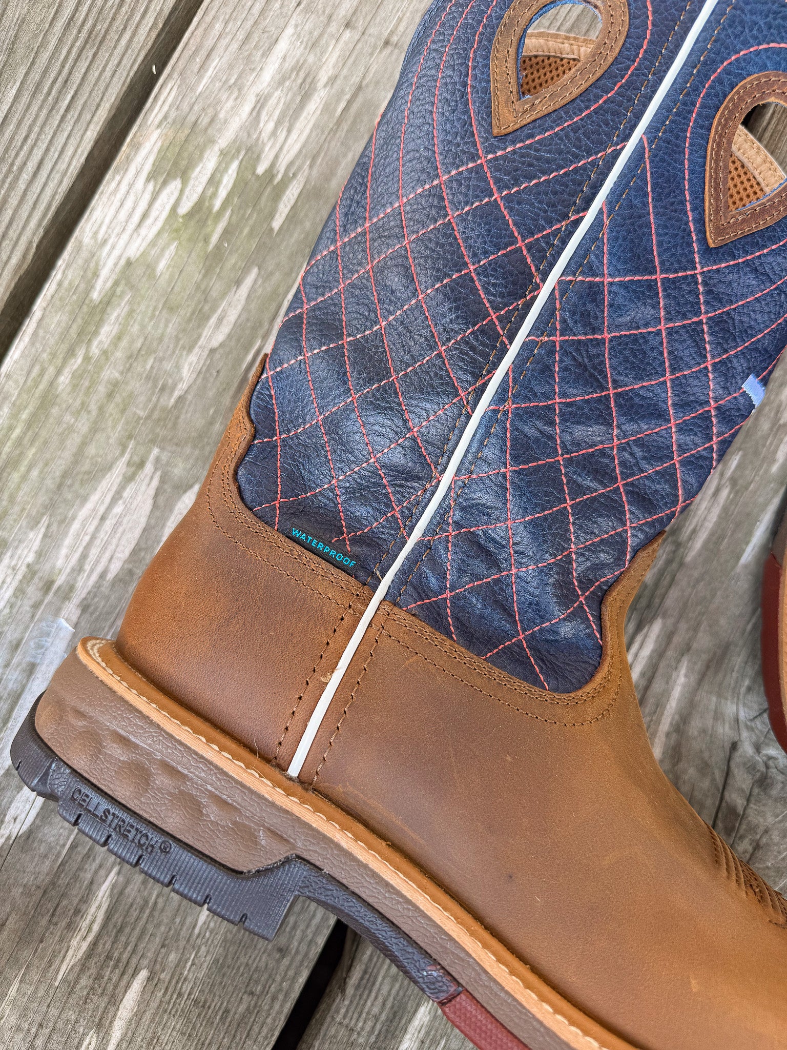 Men's Twisted X Waterproof 12” Square Toe Work Boot - Image 5